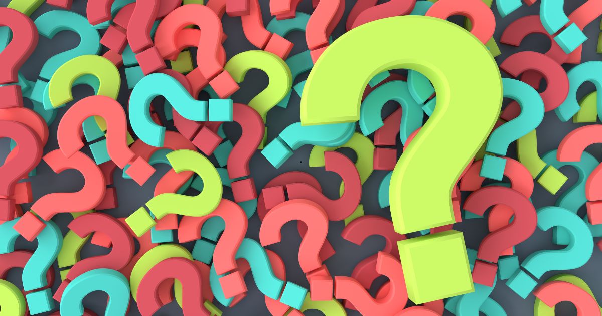 colorful question mark colorful question mark