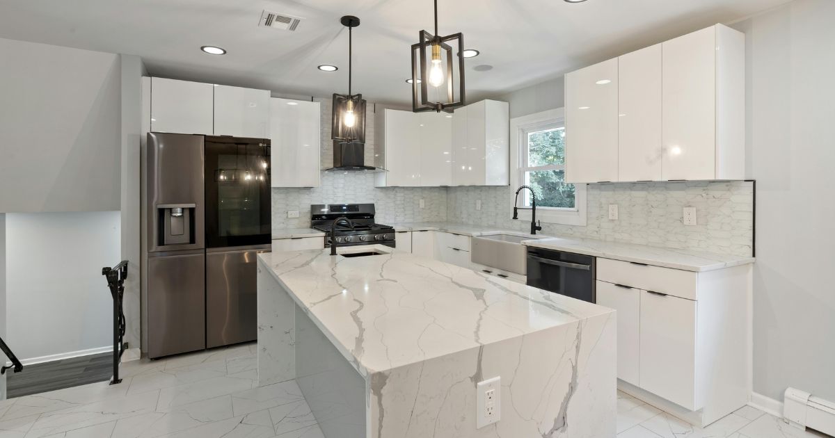 laminated countertop in the kitchen laminated countertop in the kitchen