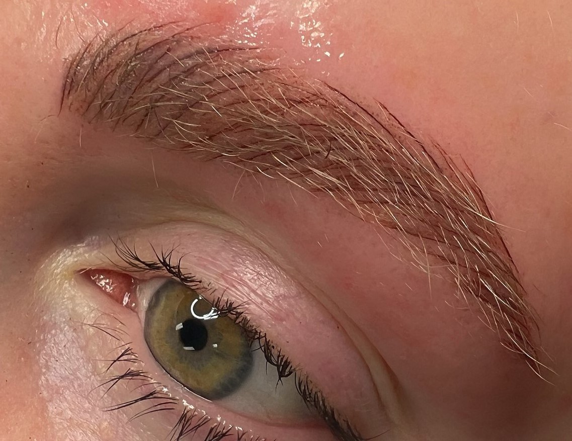 Does the shape suit my face? First time getting combo brows & going through  a little brow shock : r/microblading