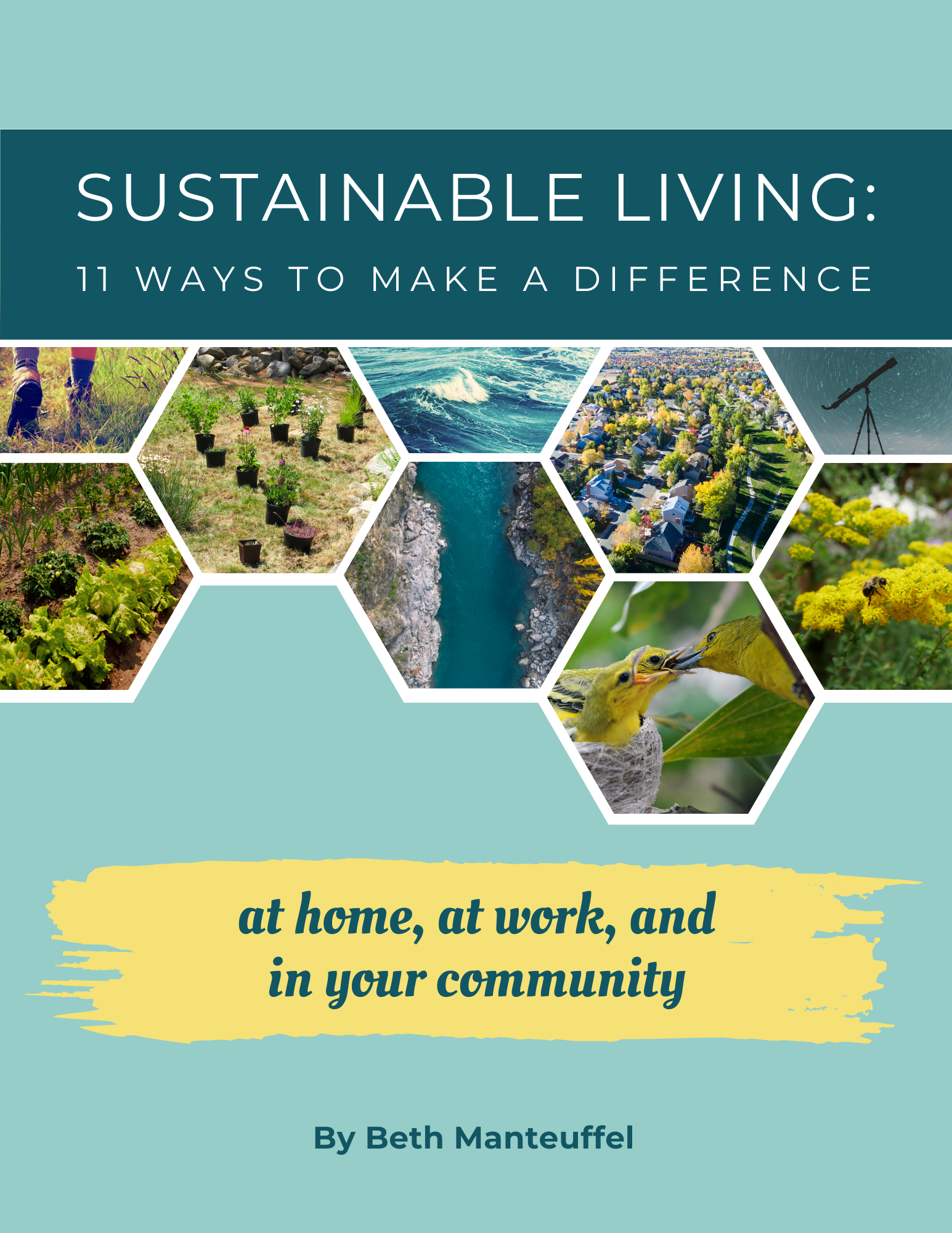 Cover image of the guide "Sustainable Living: 11 Ways to Make a Difference"