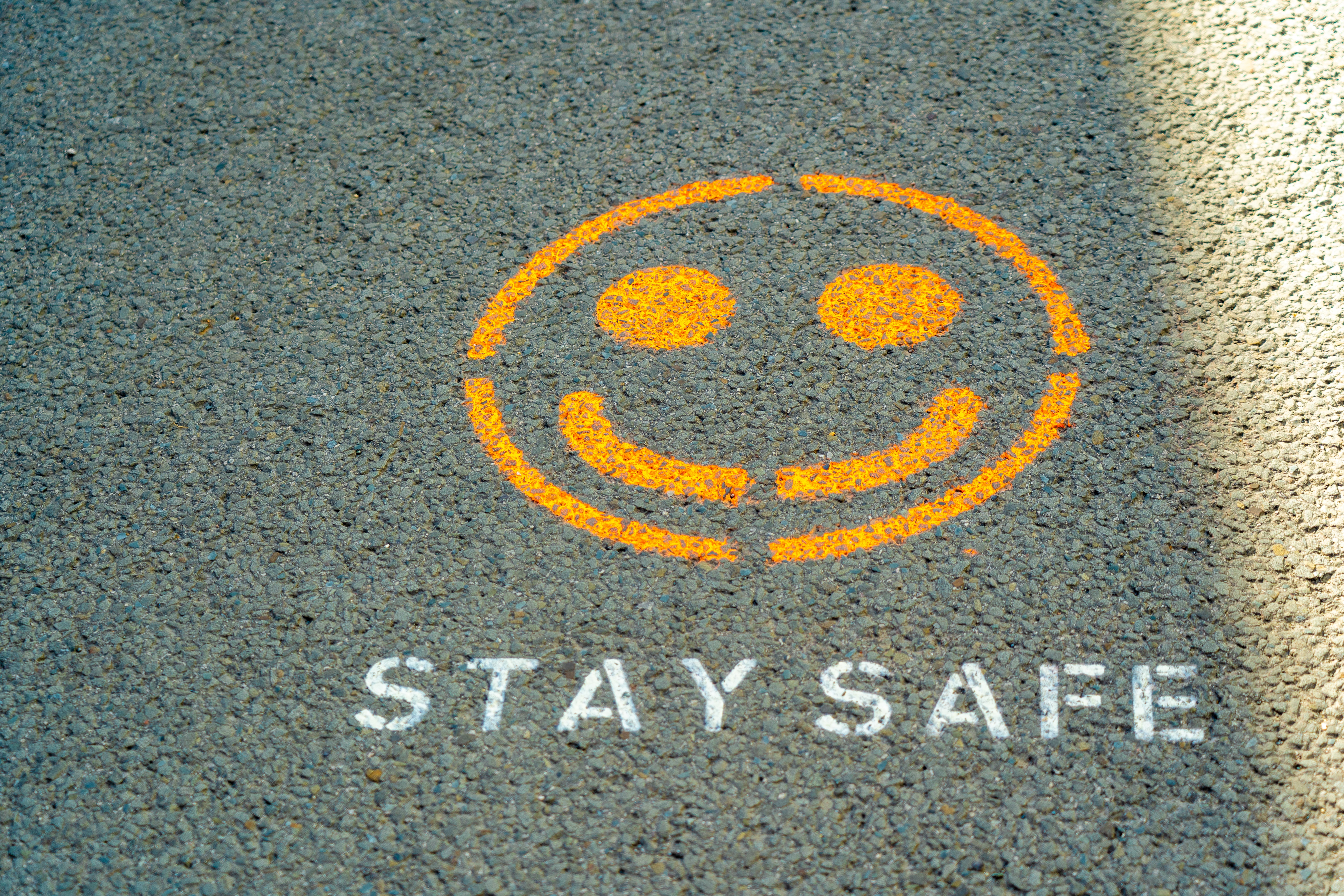 stay safe happy face