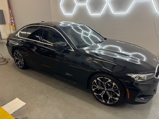 Computer-cut window tint results from Tintxpress