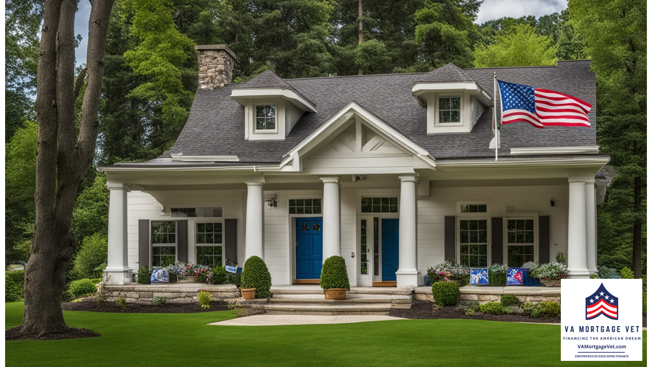 A Clarksville, TN duplex home with an American flag flying from the  roof