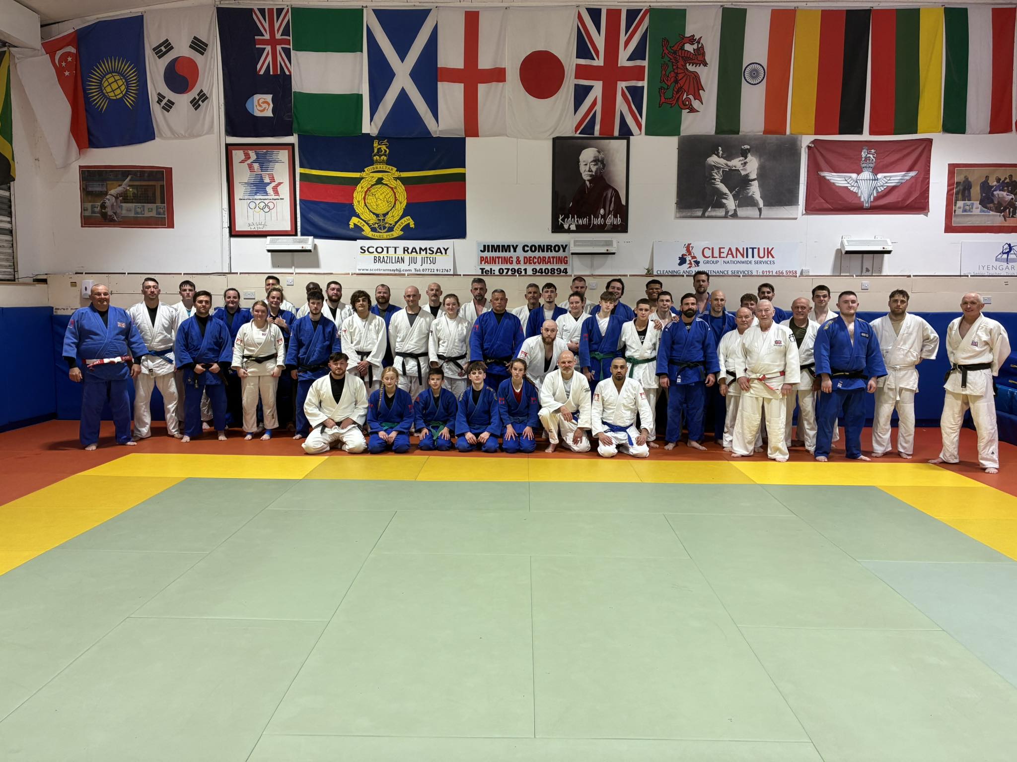 Judo training session