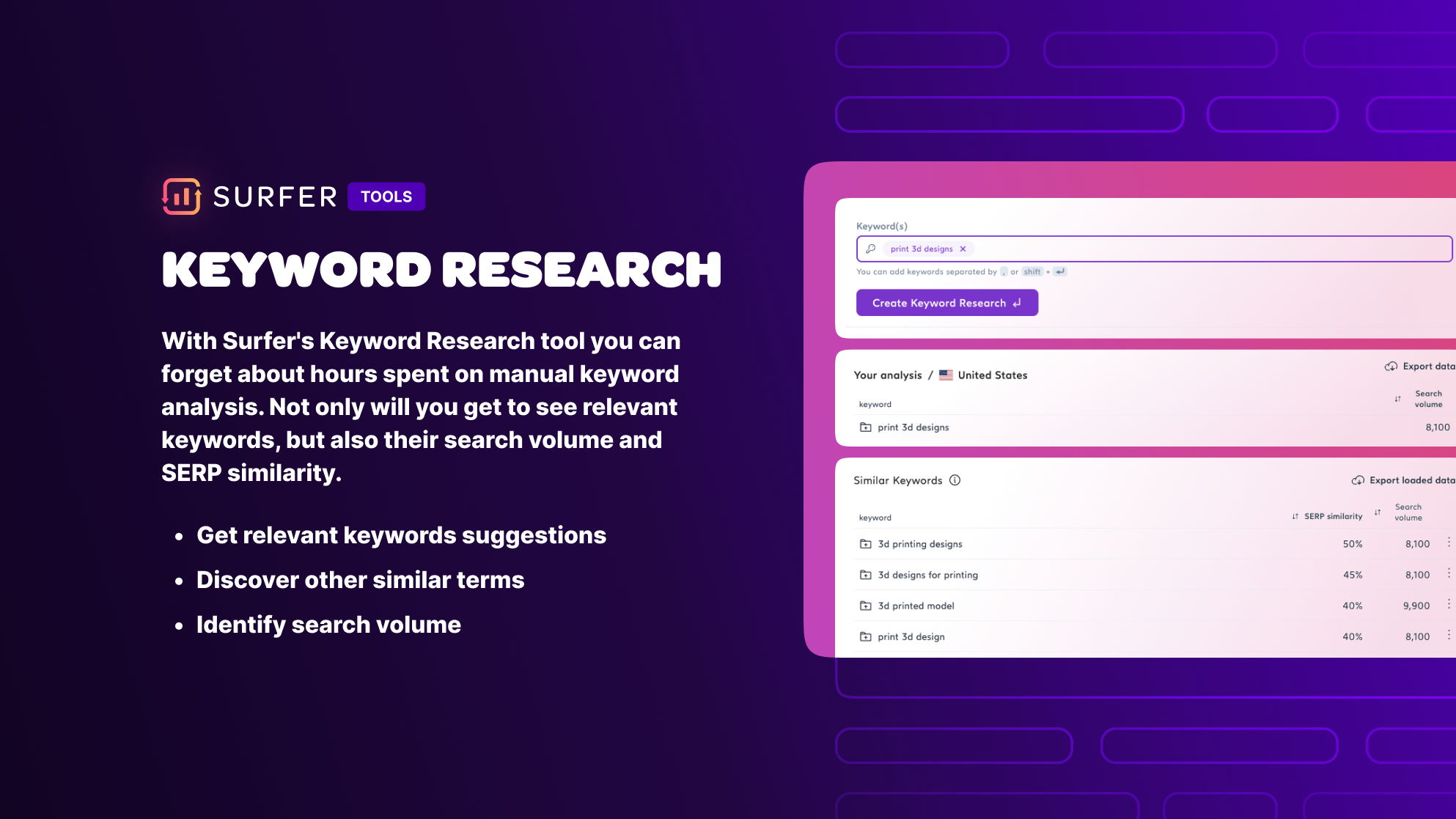 SurferSEO Keyword Research