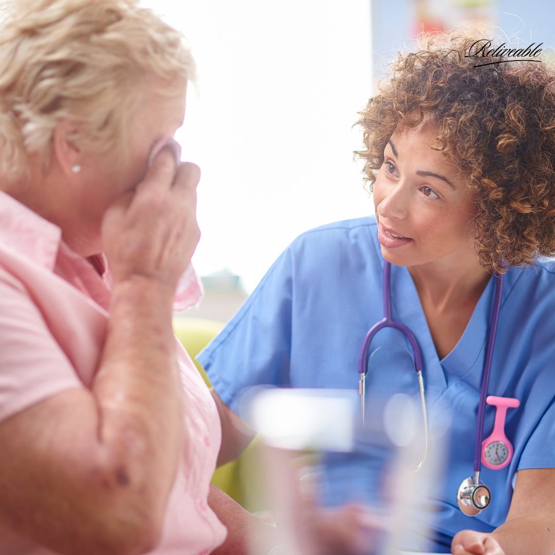  A hospice patient recording a heartfelt message for a ReLiveable interactive voice memorial.