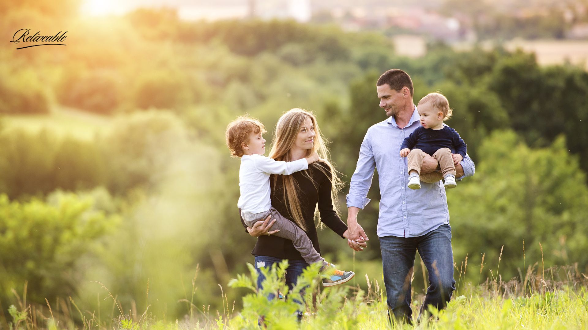 A family finding comfort in a ReLiveable voice memorial, cherishing one last conversation.
