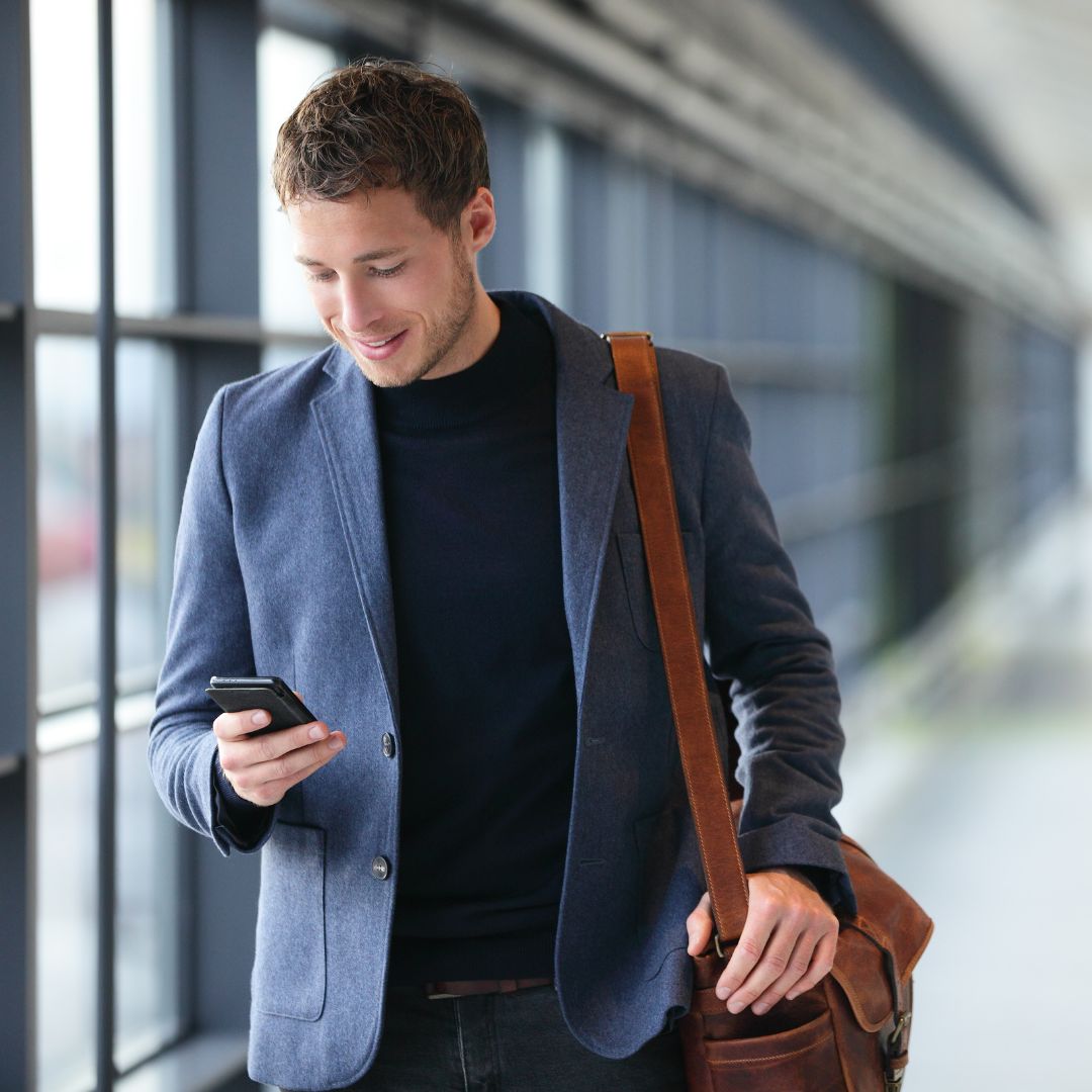 A man texts on his phone, receiving a quirky Legacy Texting reply from ReLiveable’s AI Memorial Services. A man texts on his phone, receiving a quirky Legacy Texting reply from ReLiveable’s AI Memorial Services.