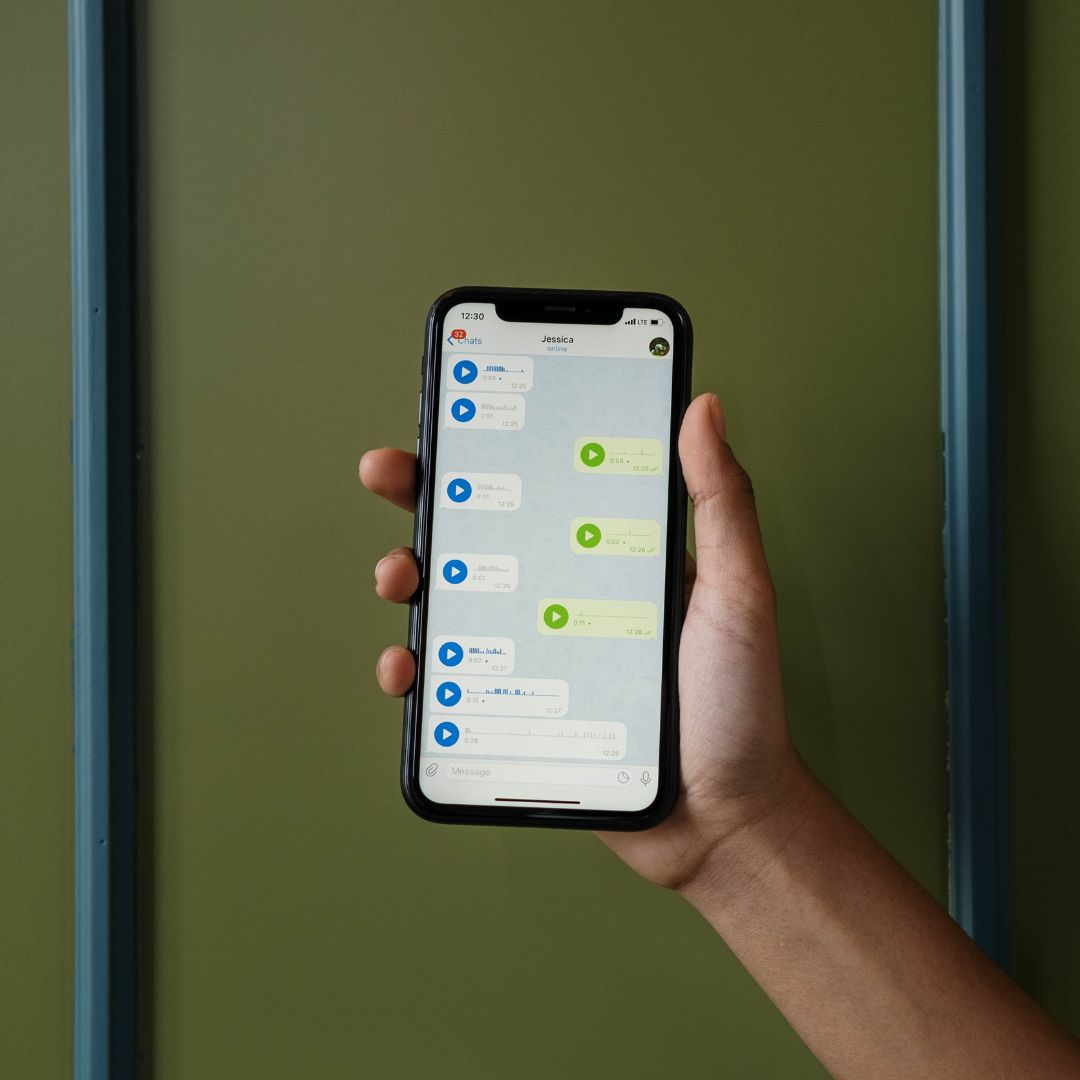 A close-up of a smartphone screen showing a text conversation with quirky misspellings from ReLiveable’s AI Memorial Services Legacy Texting. A close-up of a smartphone screen showing a text conversation with quirky misspellings from ReLiveable’s AI Memorial Services Legacy Texting.