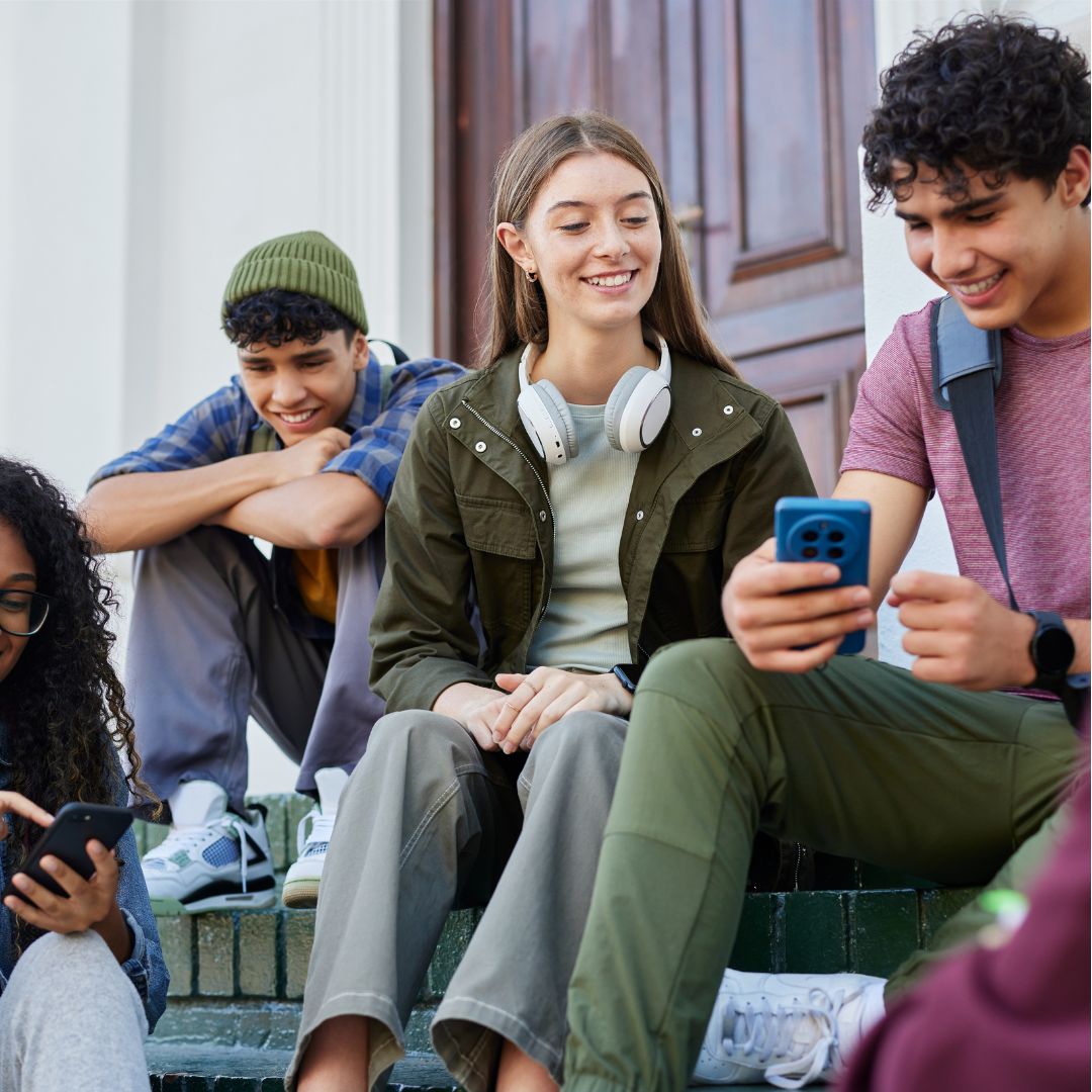 A community gathers to interact with an Interactive Voice Memorial from ReLiveable’s AI conversational grief support