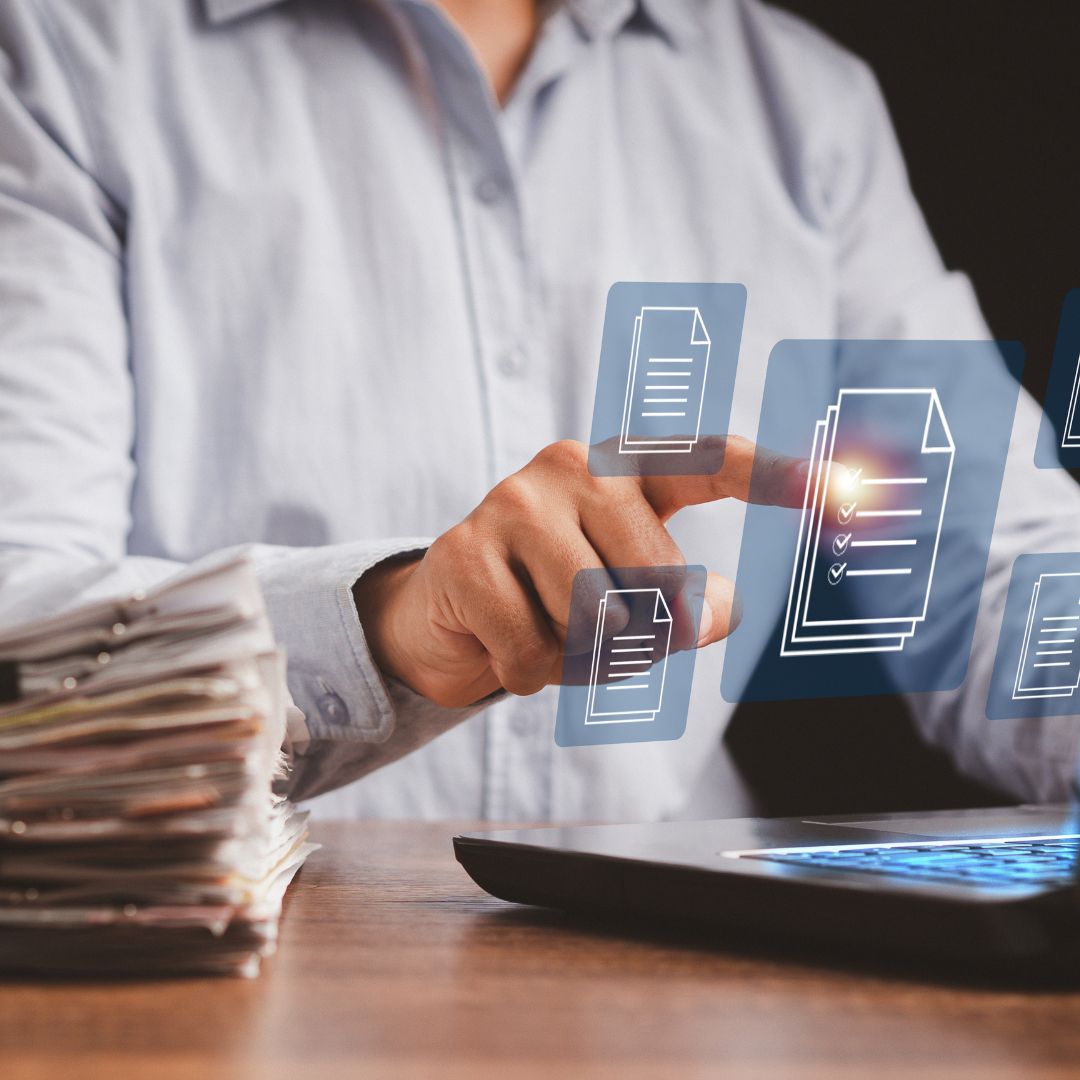 A family accesses a ReLiveable AI legacy archive for long-term memorial preservation.