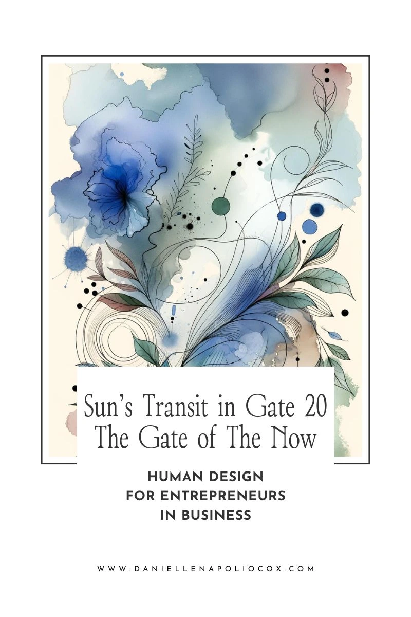 Visual representation of the Sun in Gate 20 Now, with actionable business strategies for entrepreneurs based on Human Design. Visual representation of the Sun in Gate 20 Now, with actionable business strategies for entrepreneurs based on Human Design.