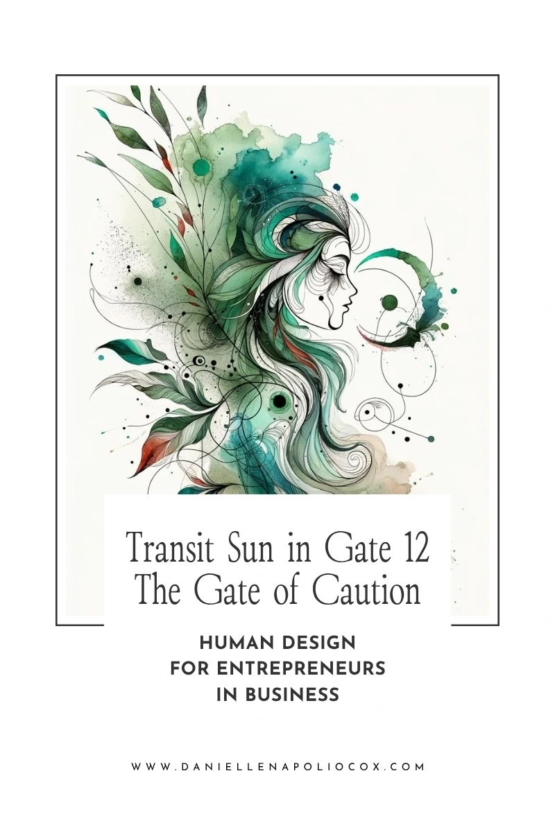 Visual representation of the Sun in Gate 12 Caution, with actionable business strategies for entrepreneurs based on Human Design. Visual representation of the Sun in Gate 12 Caution, with actionable business strategies for entrepreneurs based on Human Design.