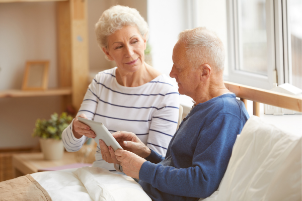 Modern Senior Couple Using Tablet Modern Senior Couple Using Tablet