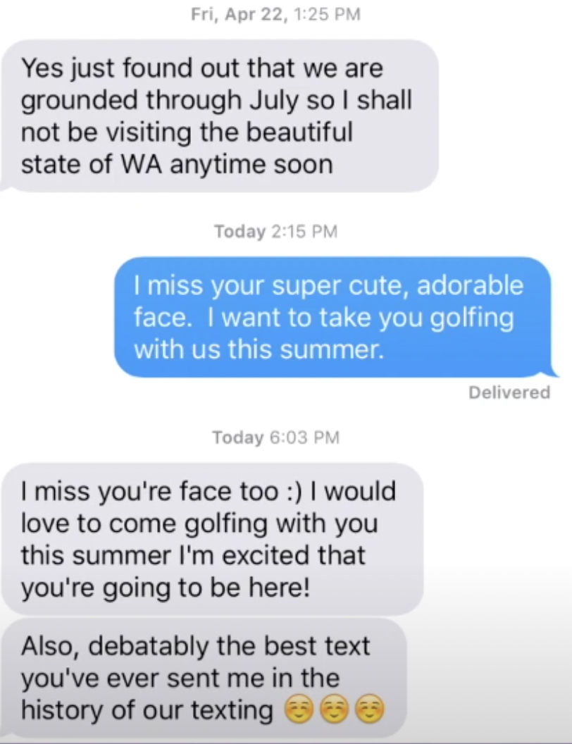 text message conversation showing a compliment from a man well received by a woman text message conversation showing a compliment from a man well received by a woman