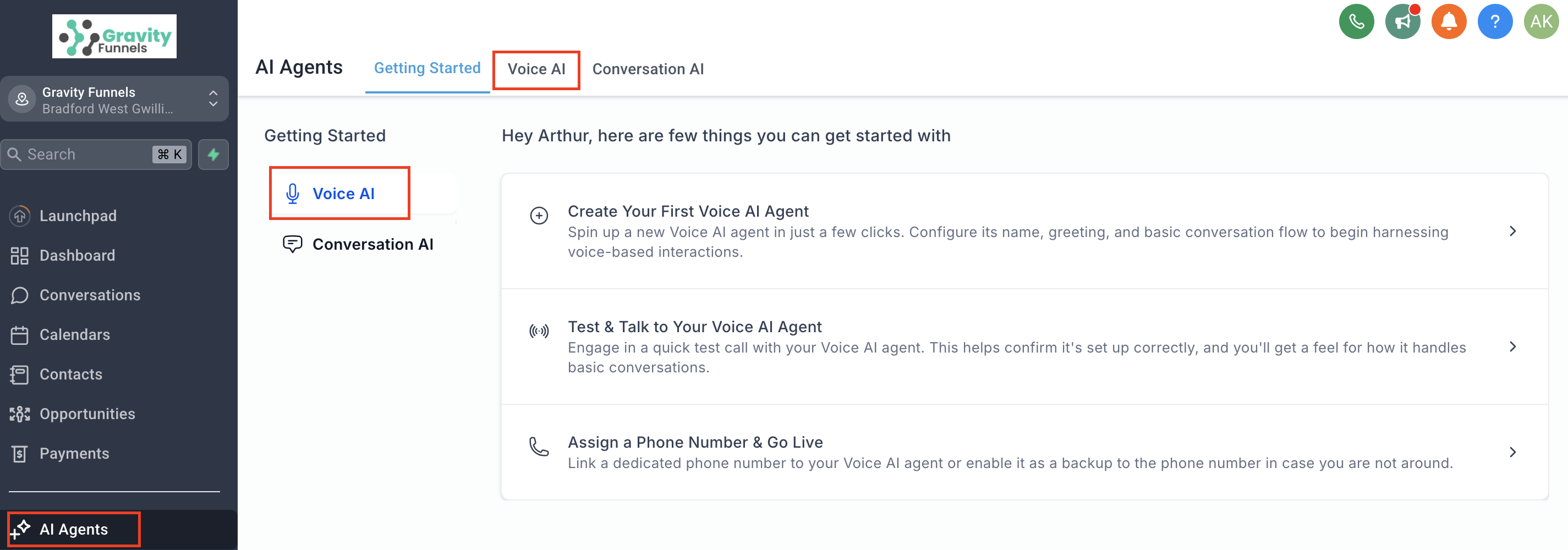 Voice AI agent Voice AI agent