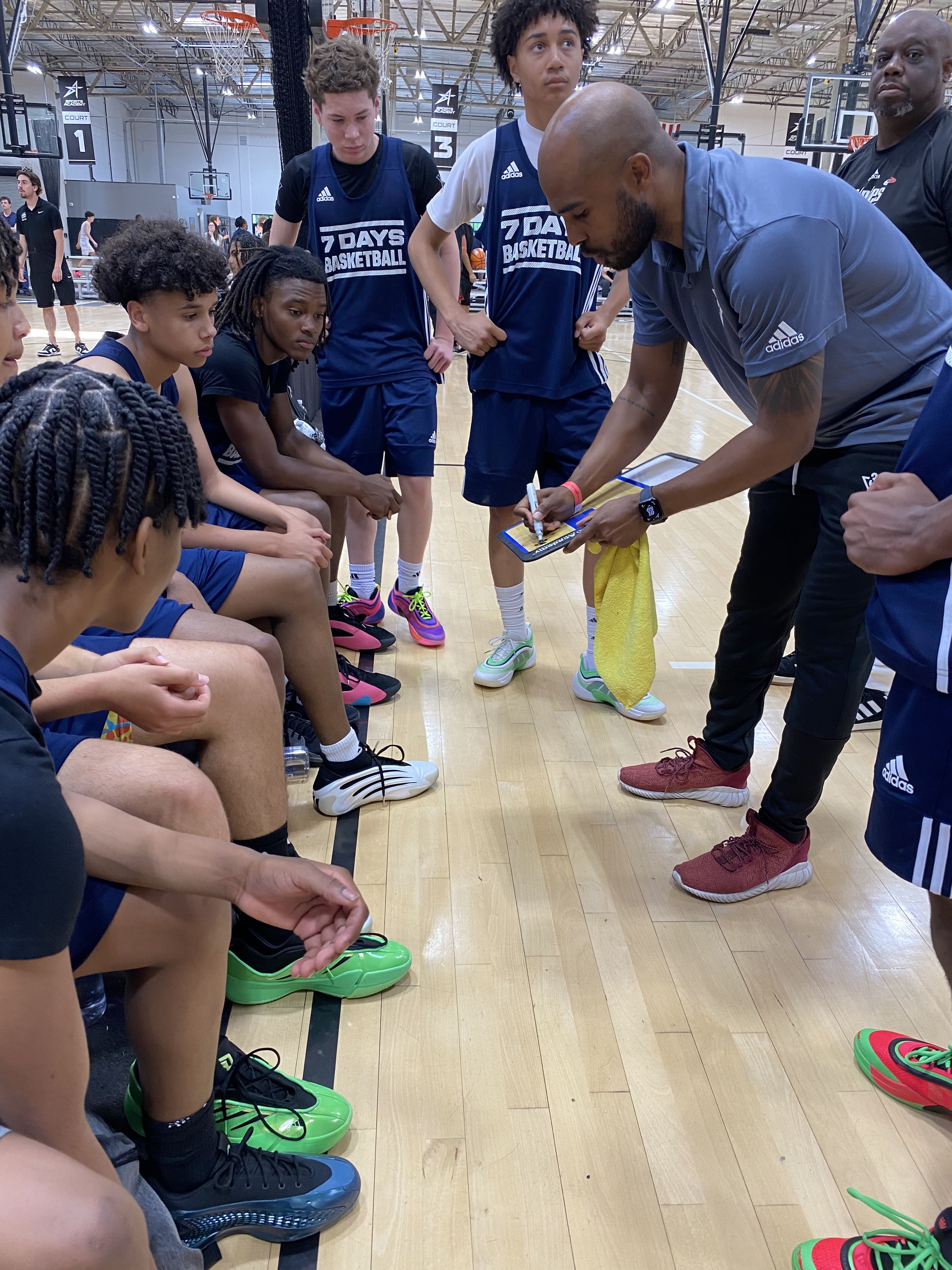 Joe with Teammates