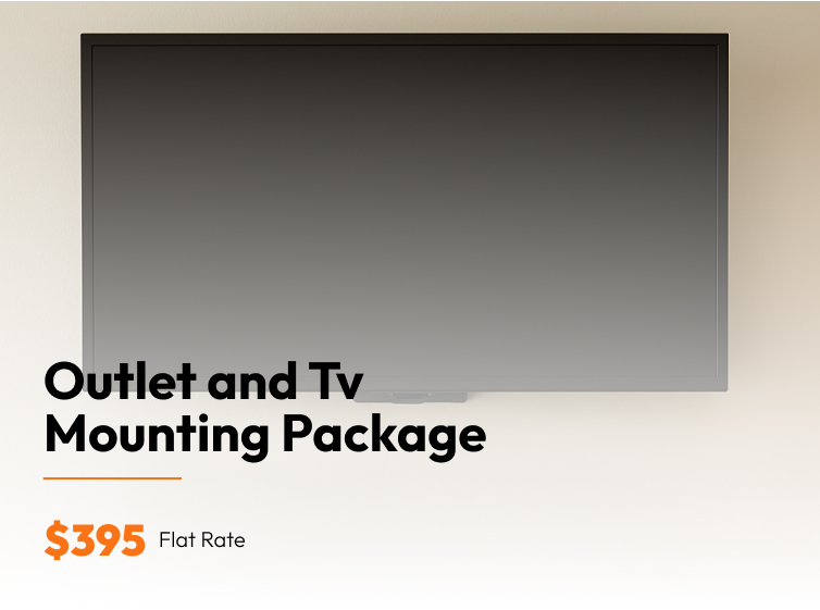 Outlet and Tv Mounting Package image