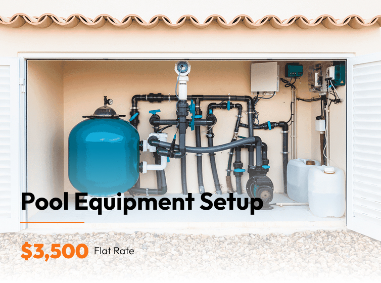 Pool Equipment Setup Image