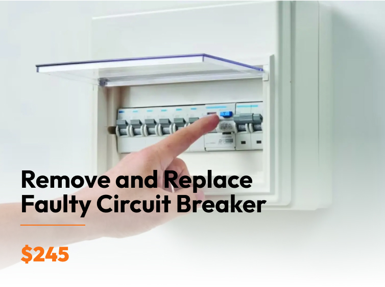 Remove and Replace Faulty Circuit Breaker Image