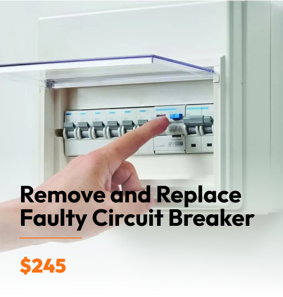 Remove and Replace Faulty Circuit Breaker Image