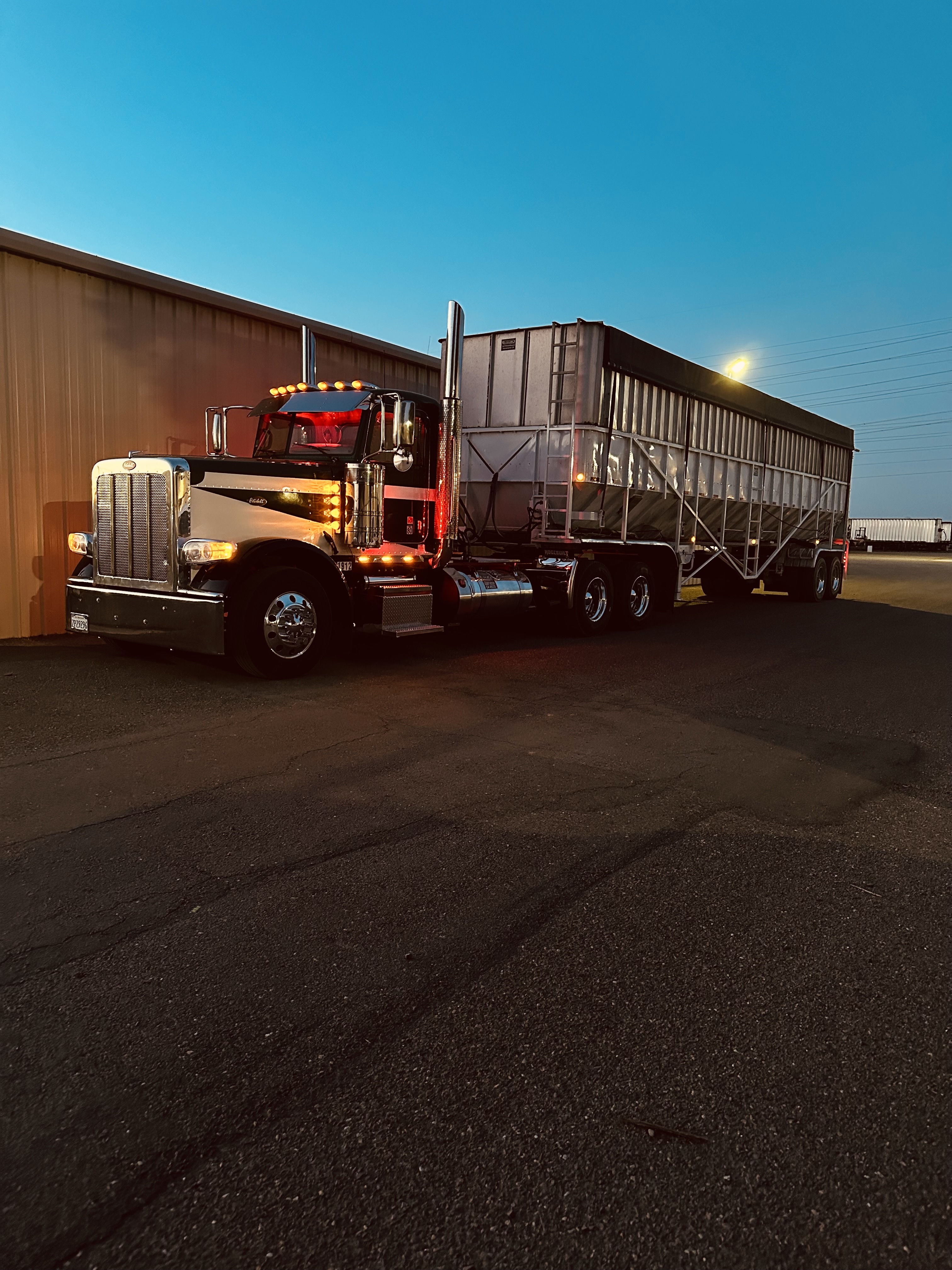 Truck Distribution Delivering Soil 
