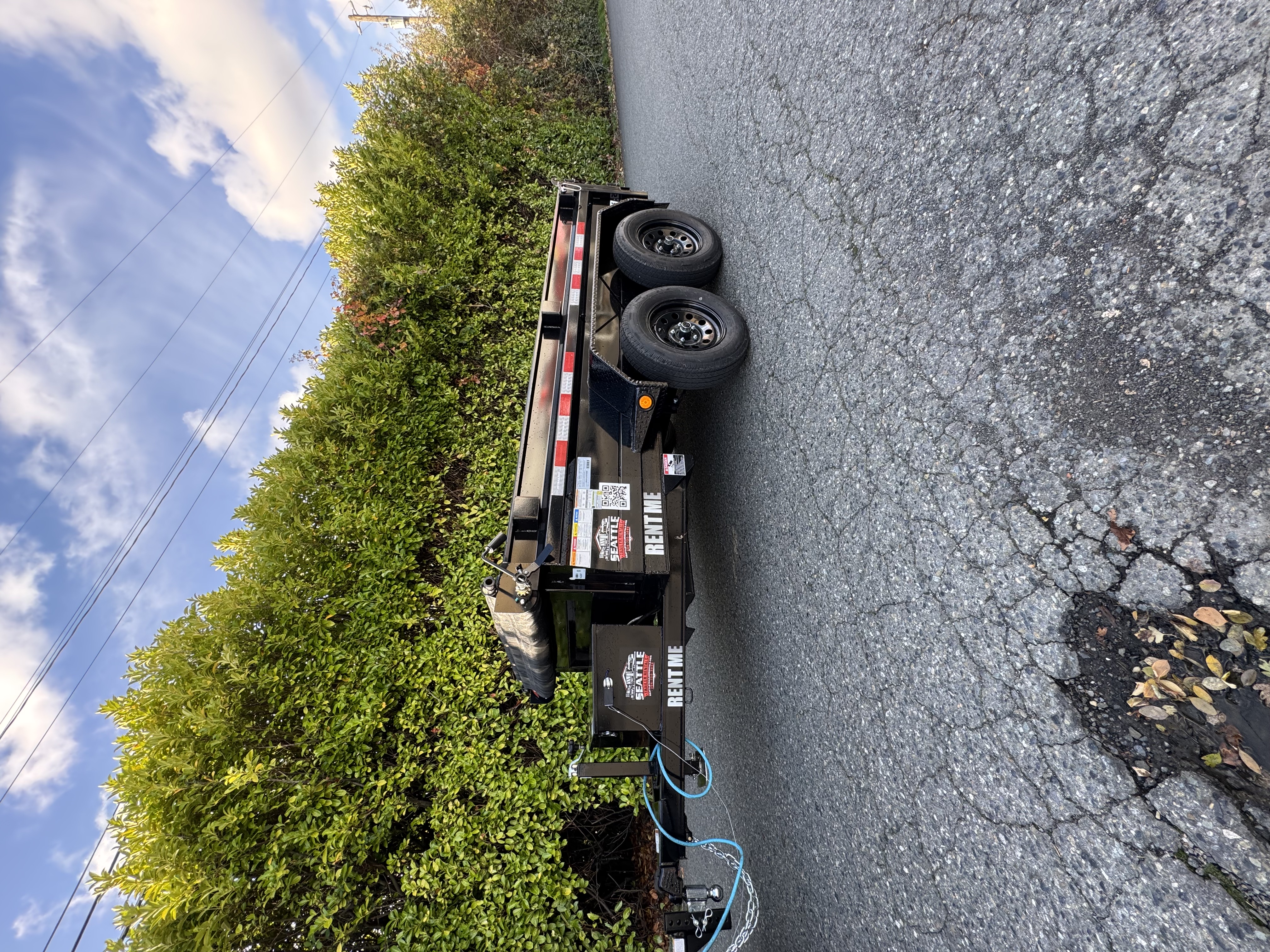 5x10 dump trailer rental Seattle