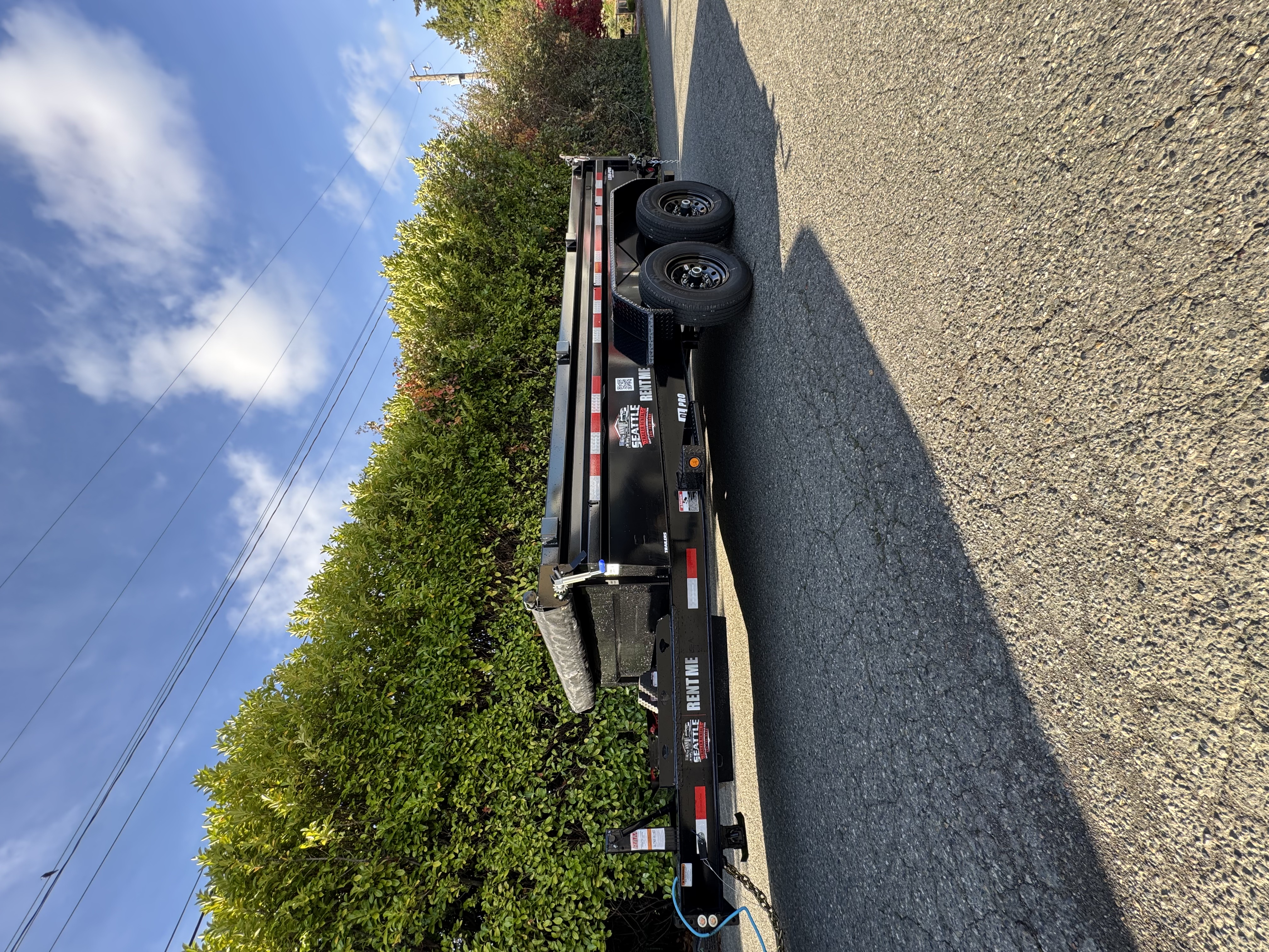 heavy duty dump trailer for rent Seattle