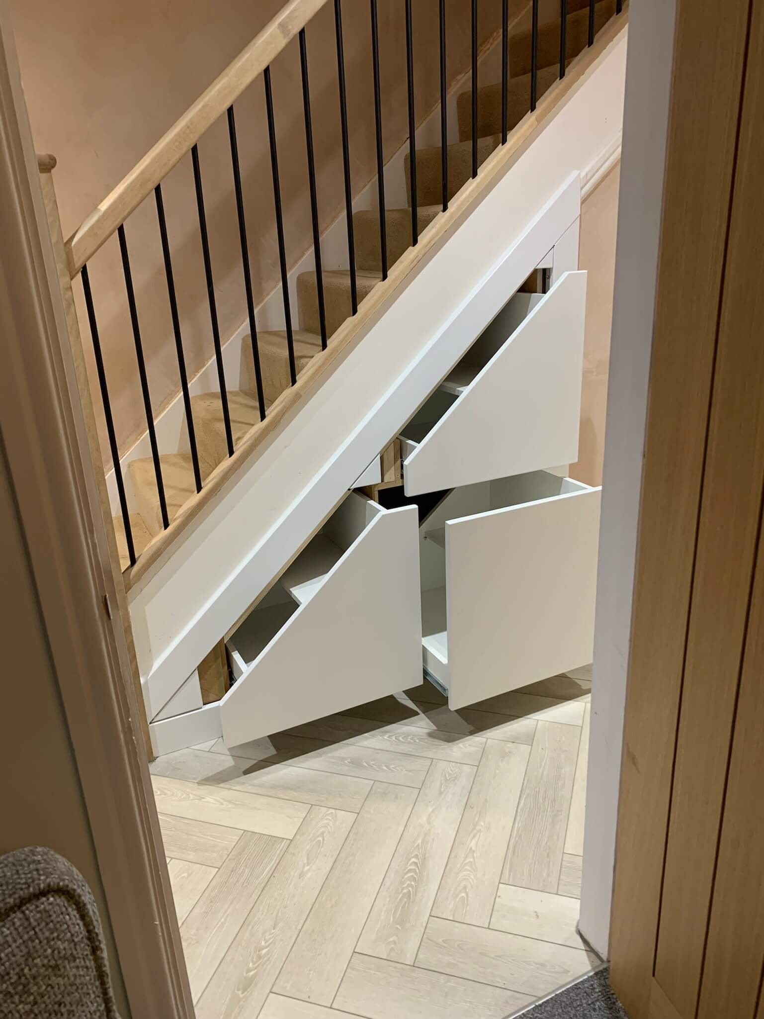 Under stair drawers in Yorkshire Under stair drawers in Yorkshire