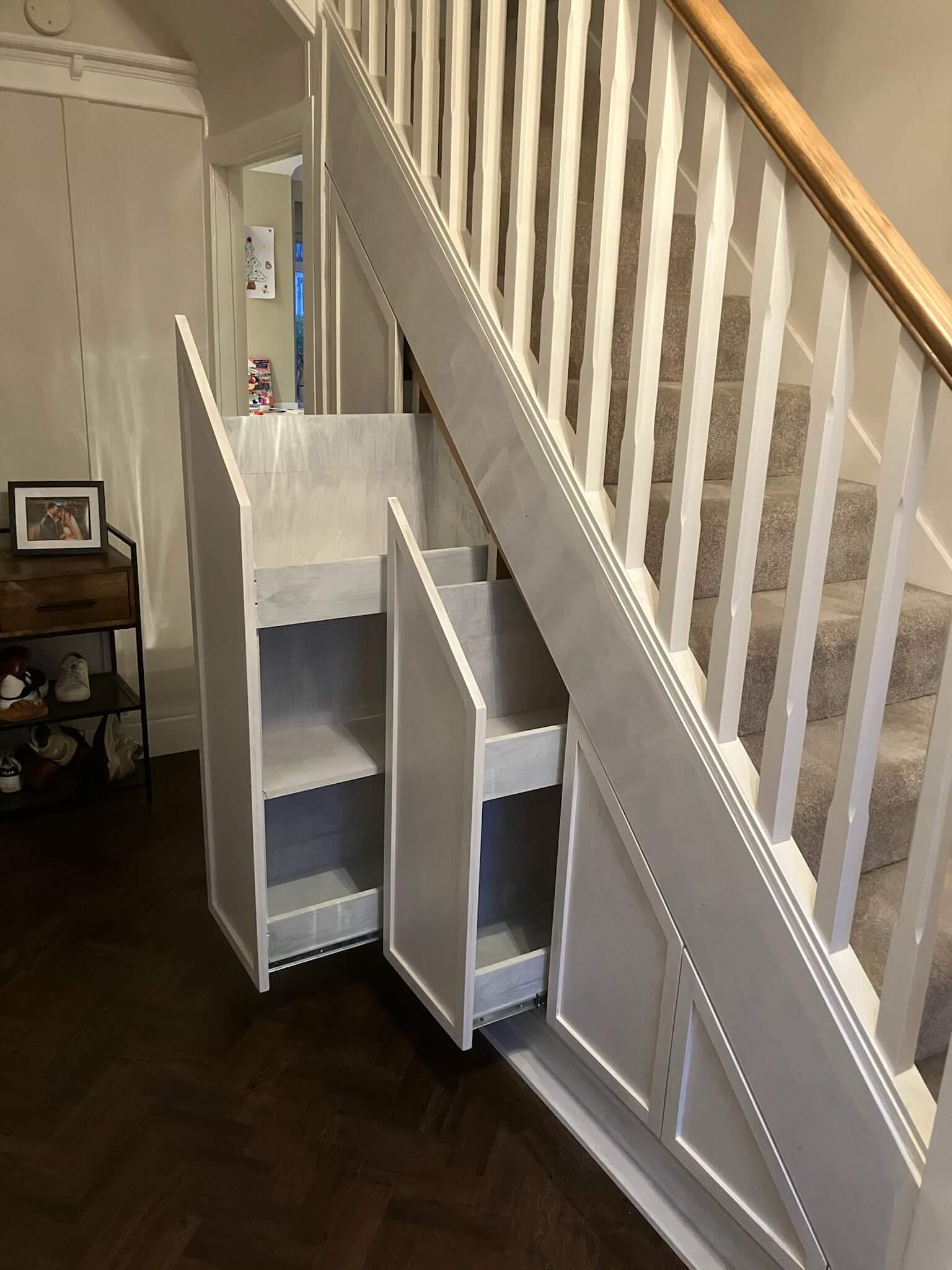 Under stair storage drawers in York Under stair storage drawers in York