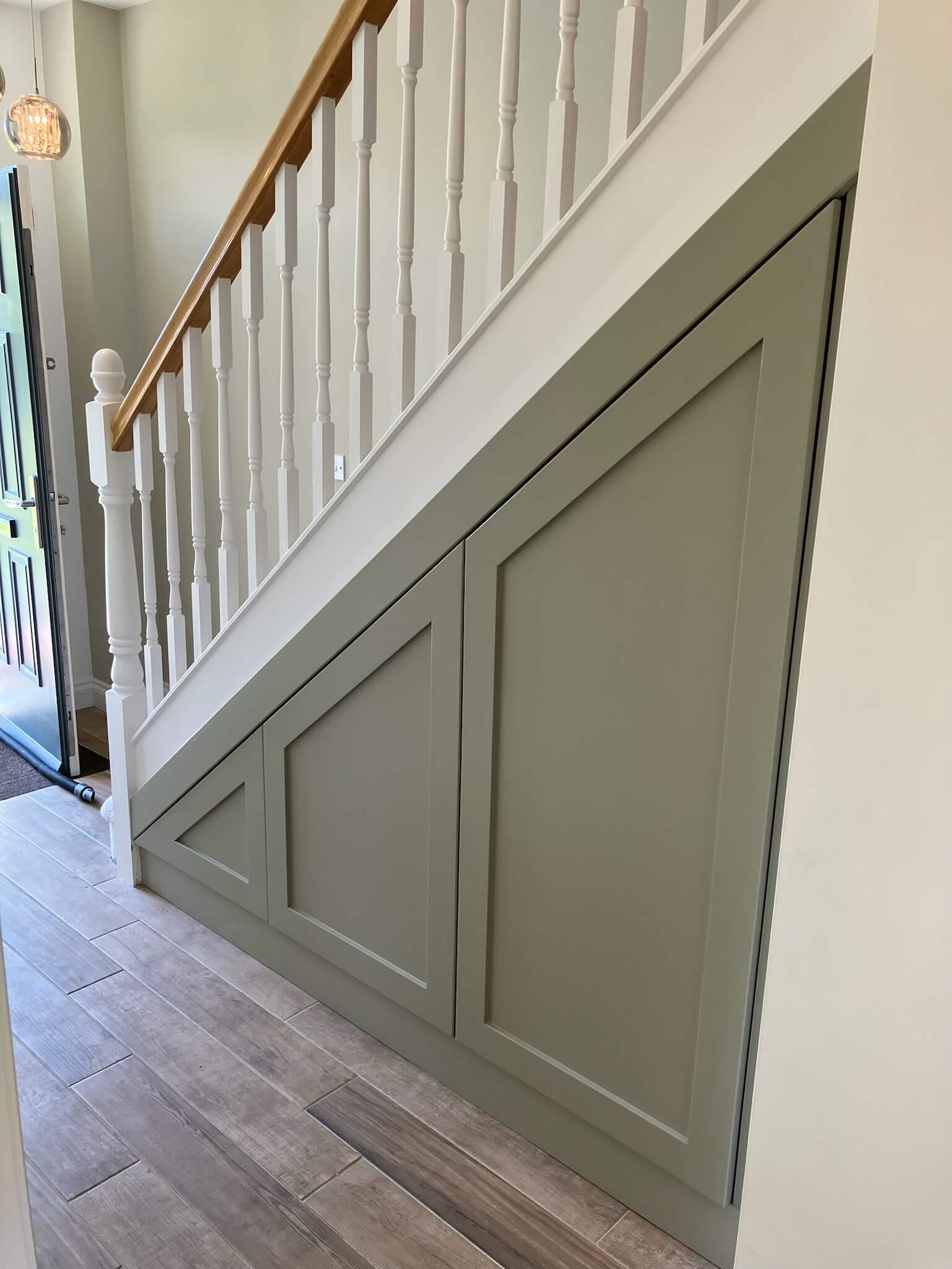 Stair storage installation in yorkshire Stair storage installation in yorkshire