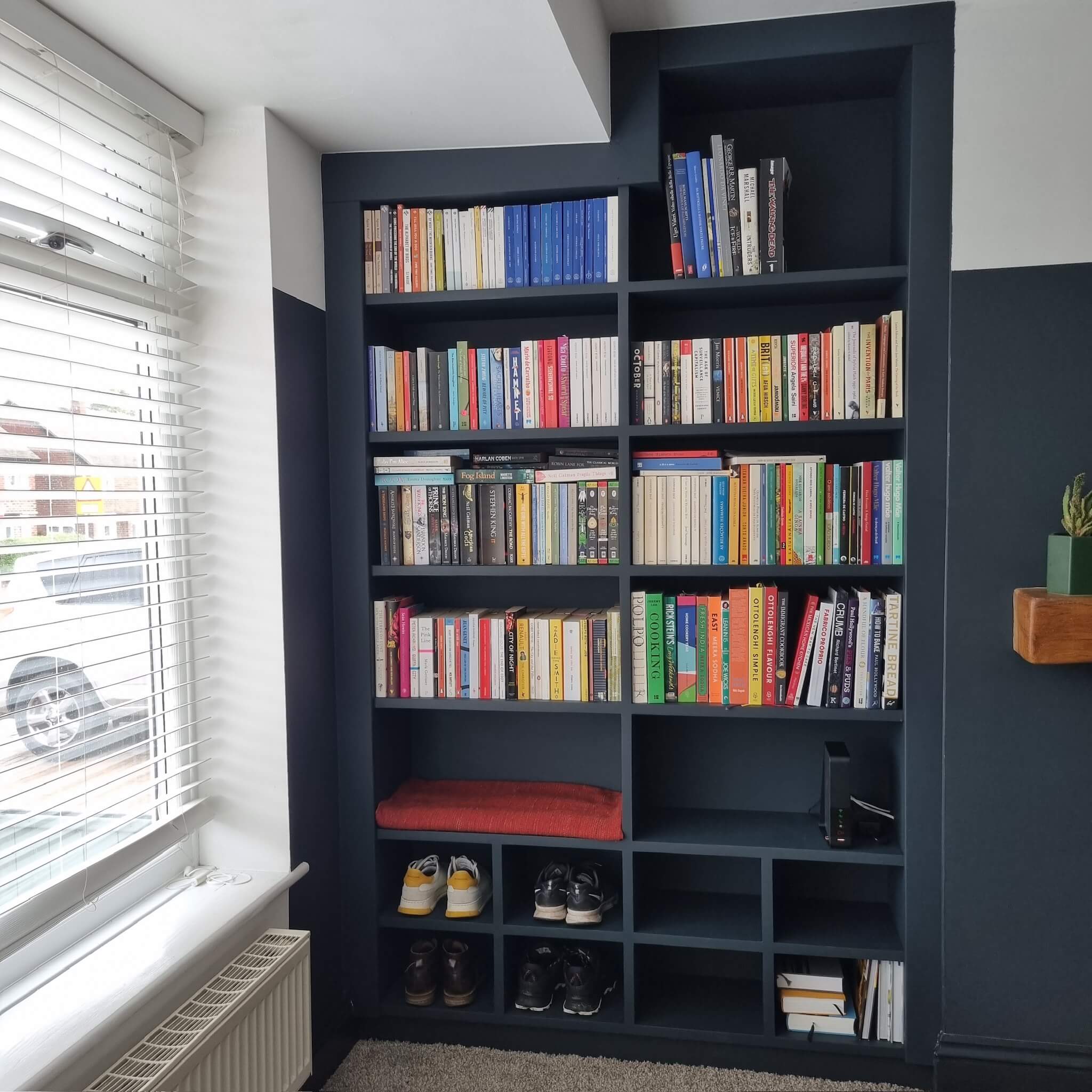 Bespoke alcove bookcase Bespoke alcove bookcase