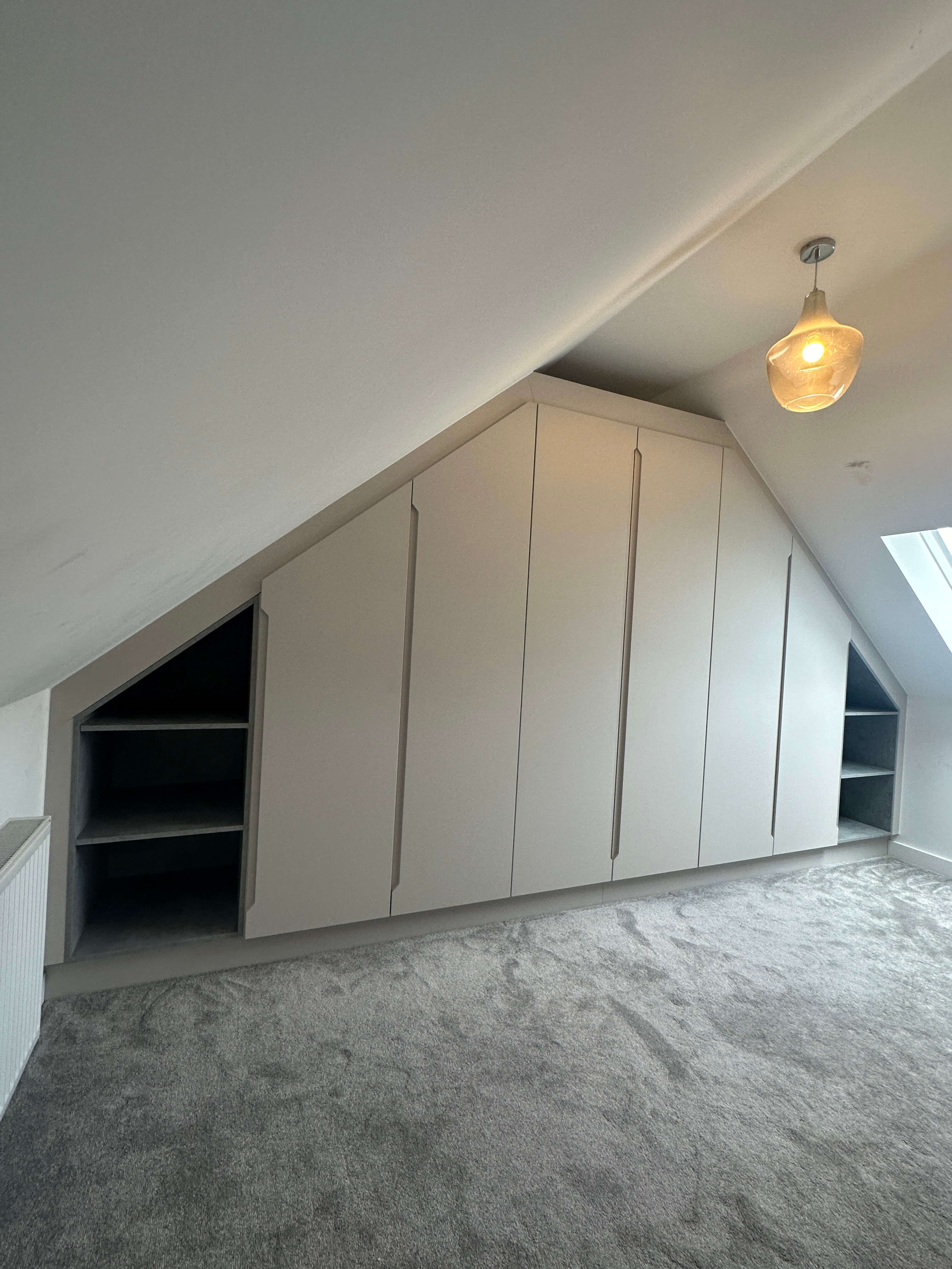 Bespoke made to measure loft room wardrobe Bespoke made to measure loft room wardrobe