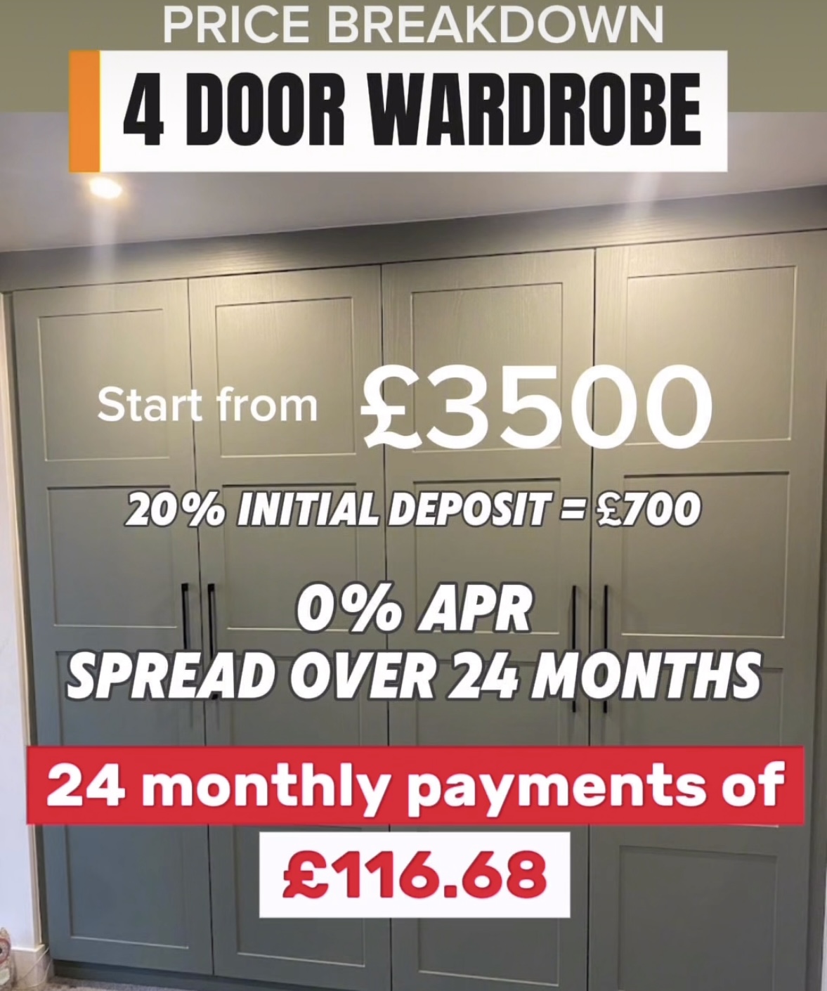 Example cost breakdown for home improvement project - finance options available for Yorkshire homeowners Example cost breakdown for home improvement project - finance options available for Yorkshire homeowners