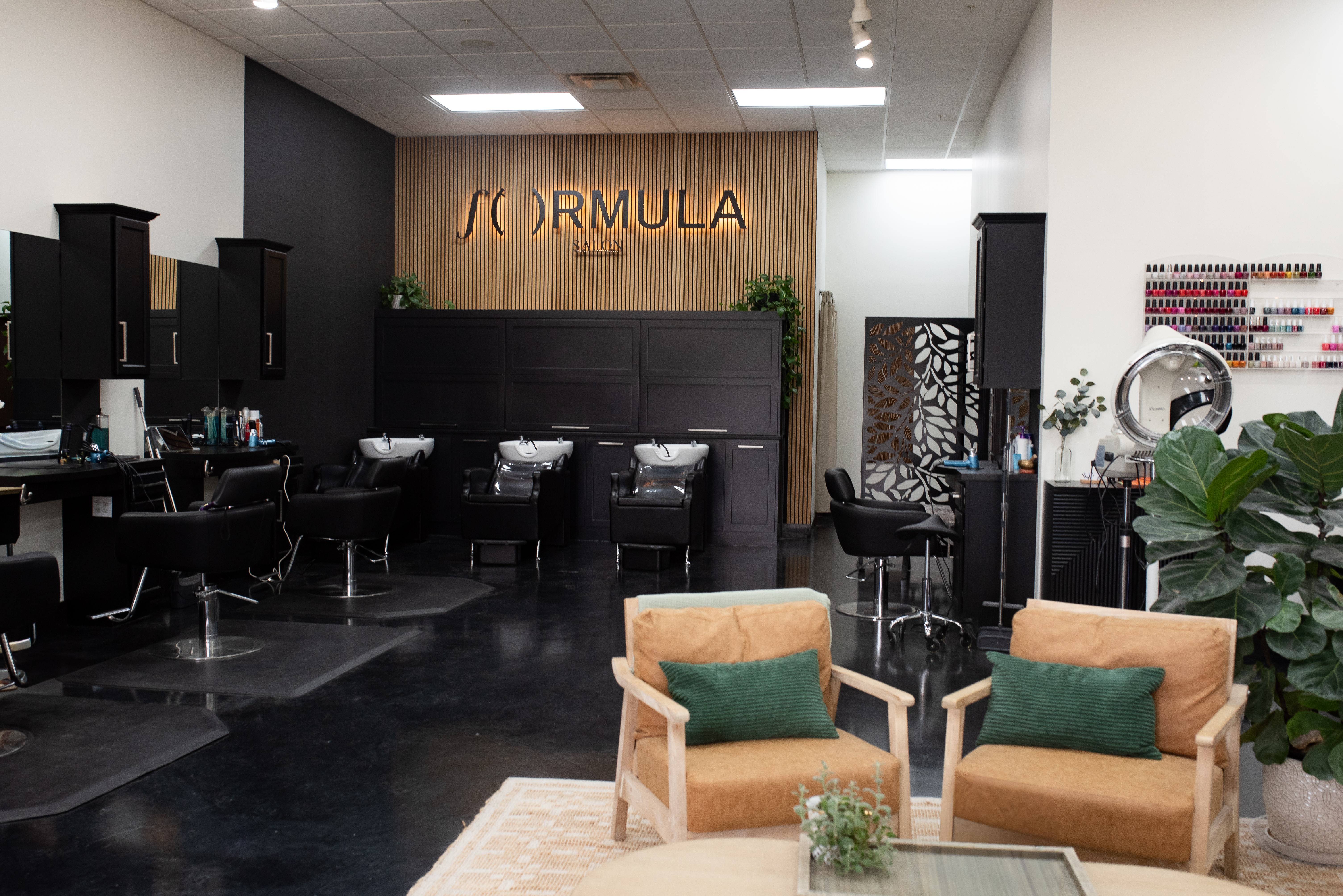 The Formula Salon interior - welcoming and modern salon space