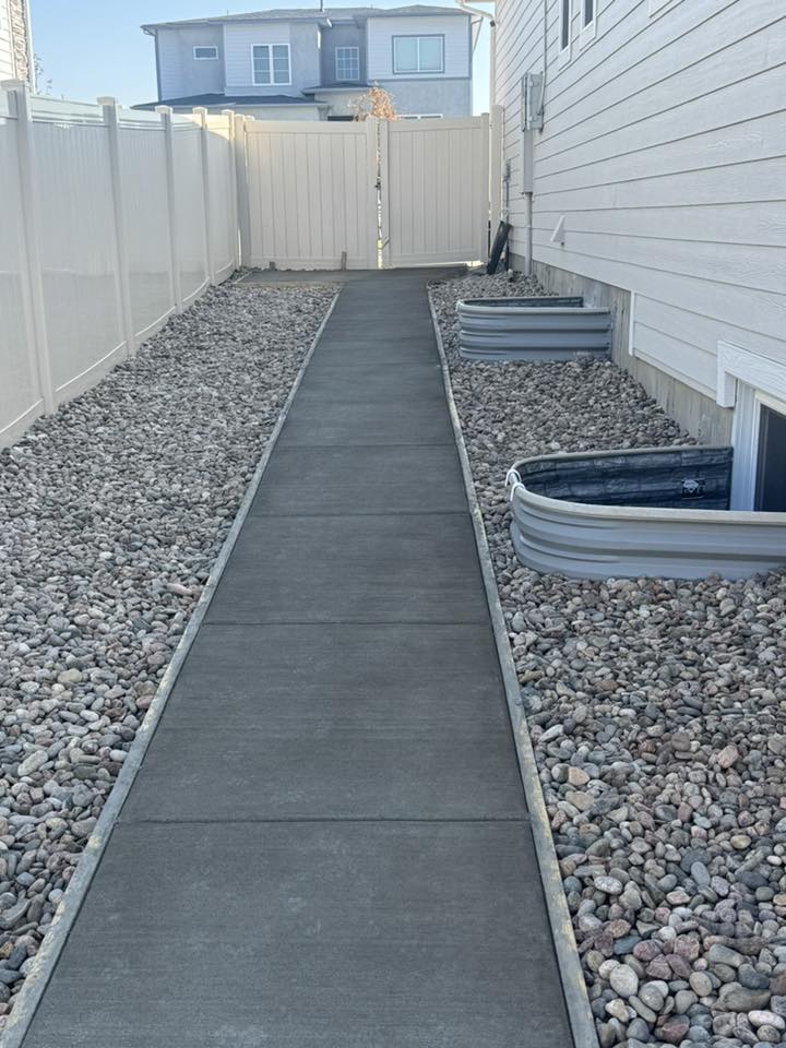 cement walkway