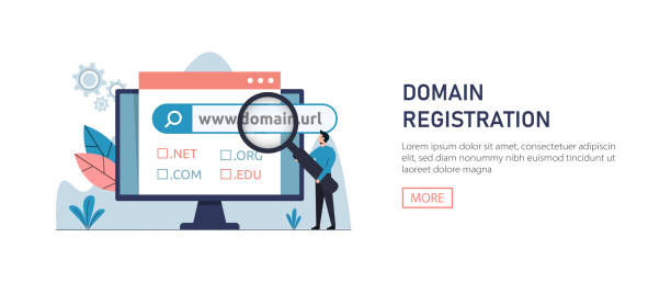 Website domain search tool interface with available results Website domain search tool interface with available results