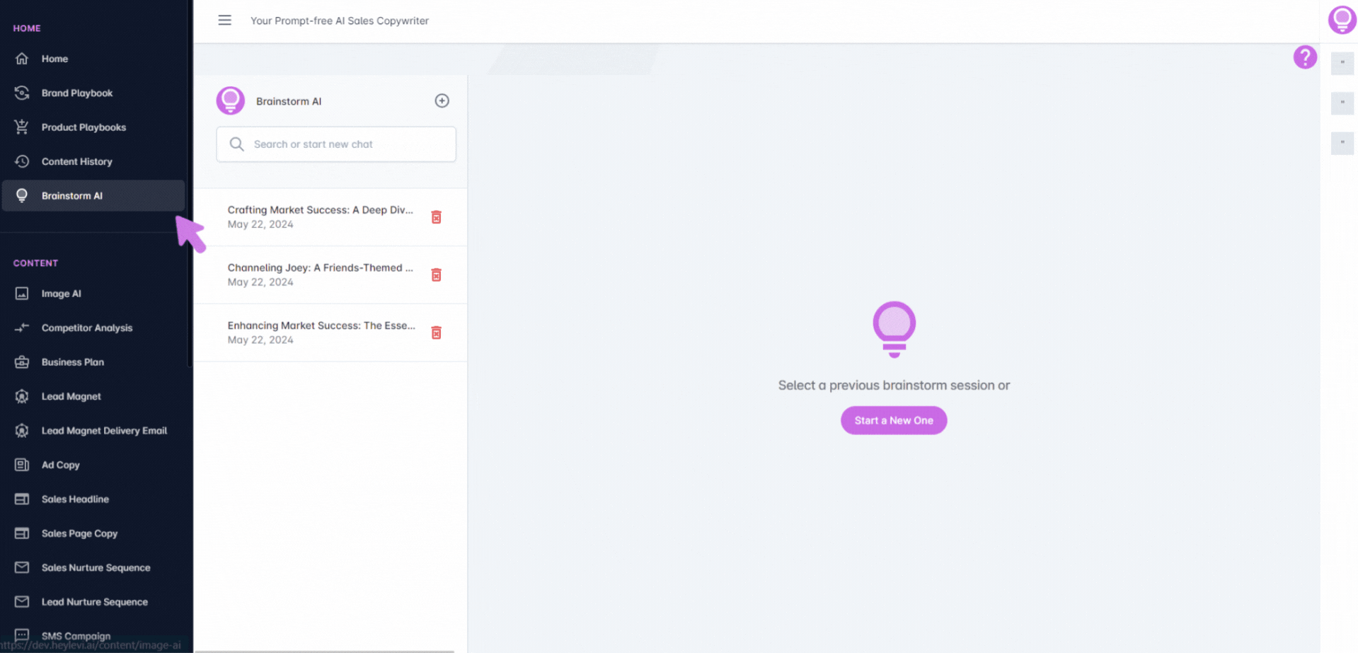 heyLevi Brainstorm AI™ - how it works