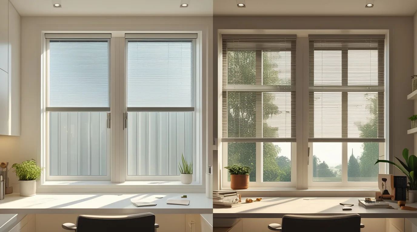Windows With Integrated Blinds vs. Traditional Window Treatments