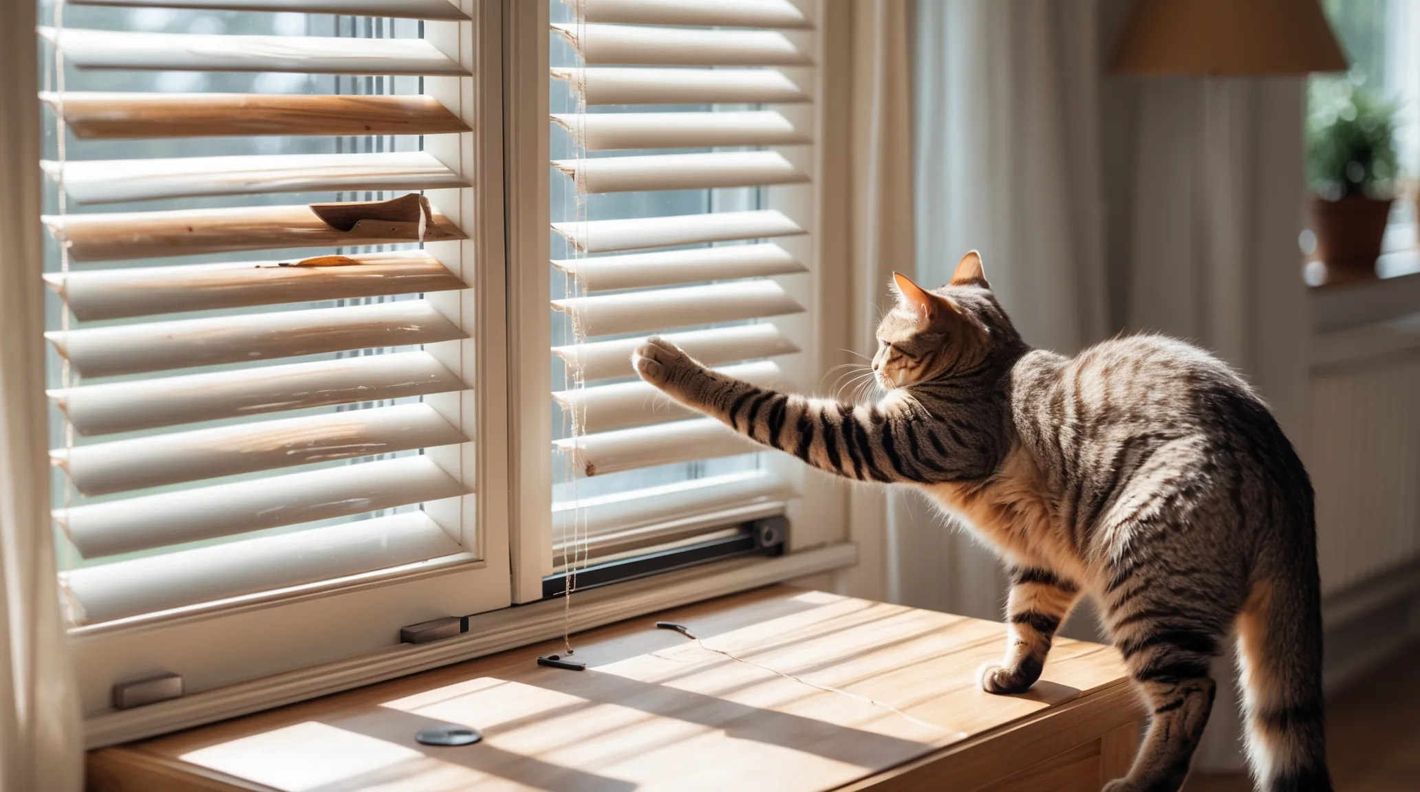Why Cats and Blinds Don’t Always Mix Well Why Cats and Blinds Don’t Always Mix Well