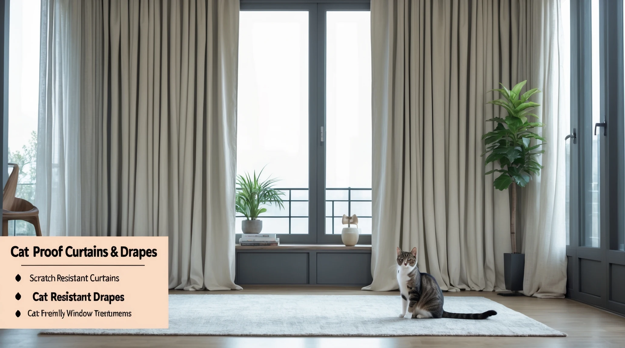 Cat Proof Curtains, Drapes, and Scratch Resistant Alternatives Cat Proof Curtains, Drapes, and Scratch Resistant Alternatives