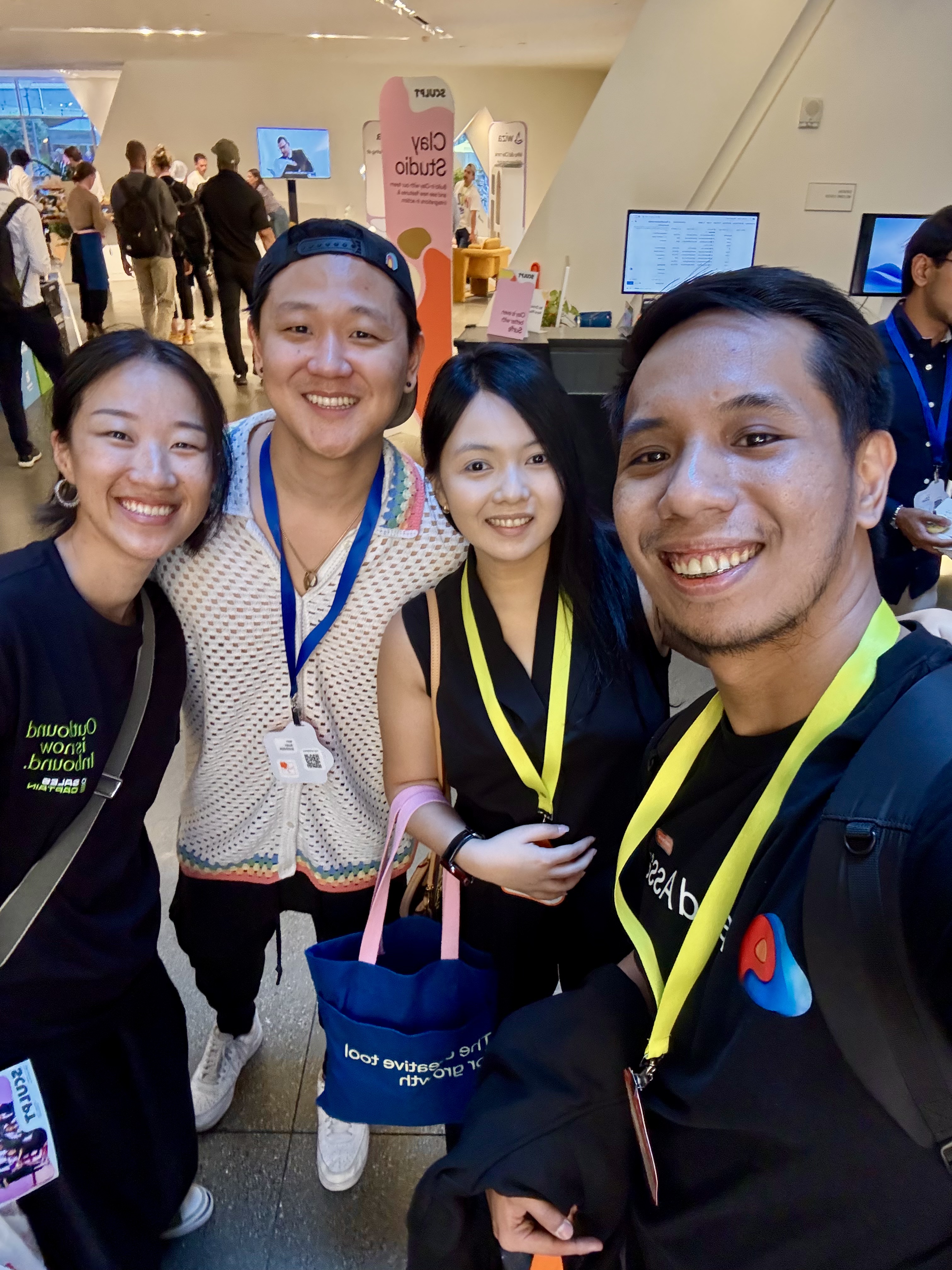 Patrick and Lele from the Clay team