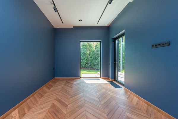 blue commercial interior painting blue commercial interior painting