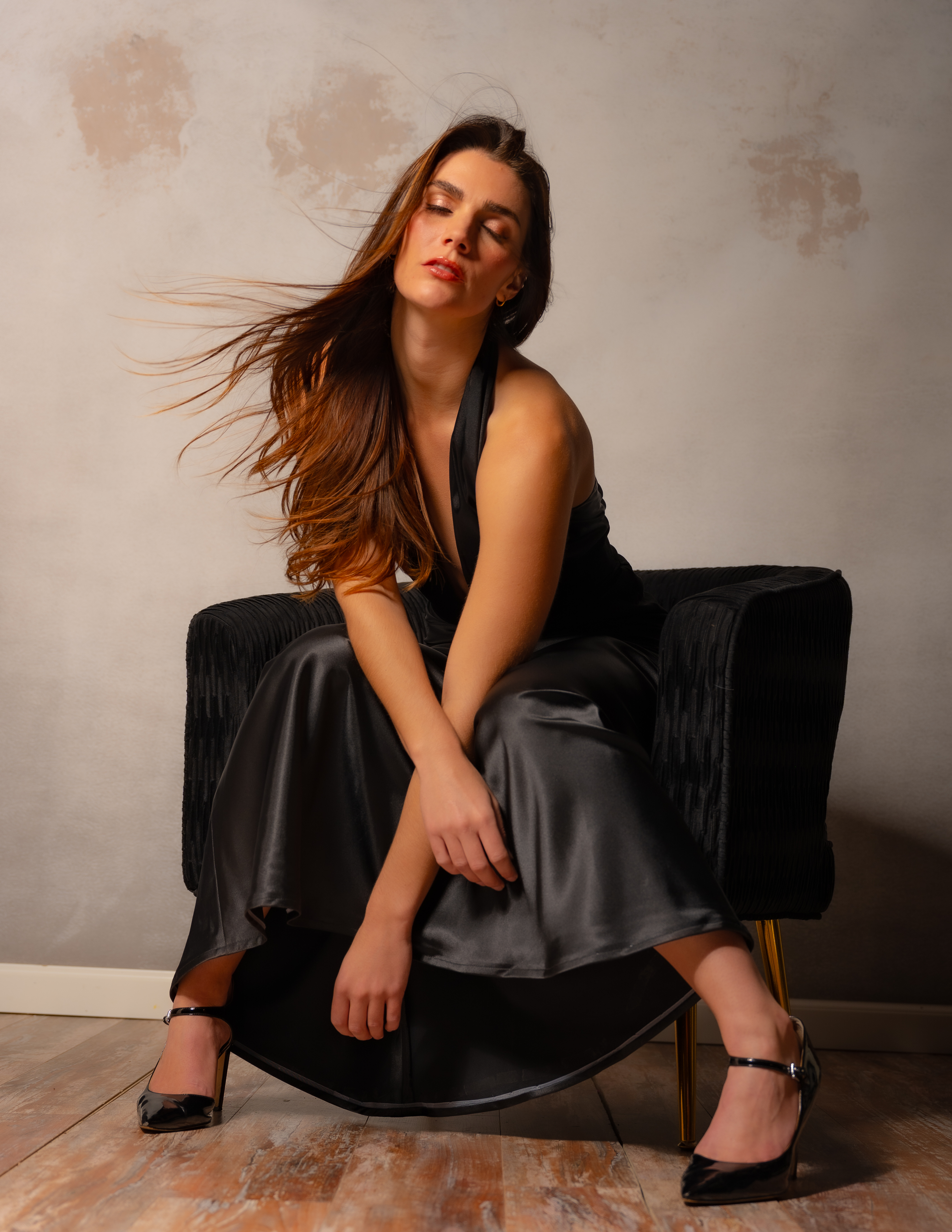 Edward Dose Photography Portrait of Young Woman in Black Dress