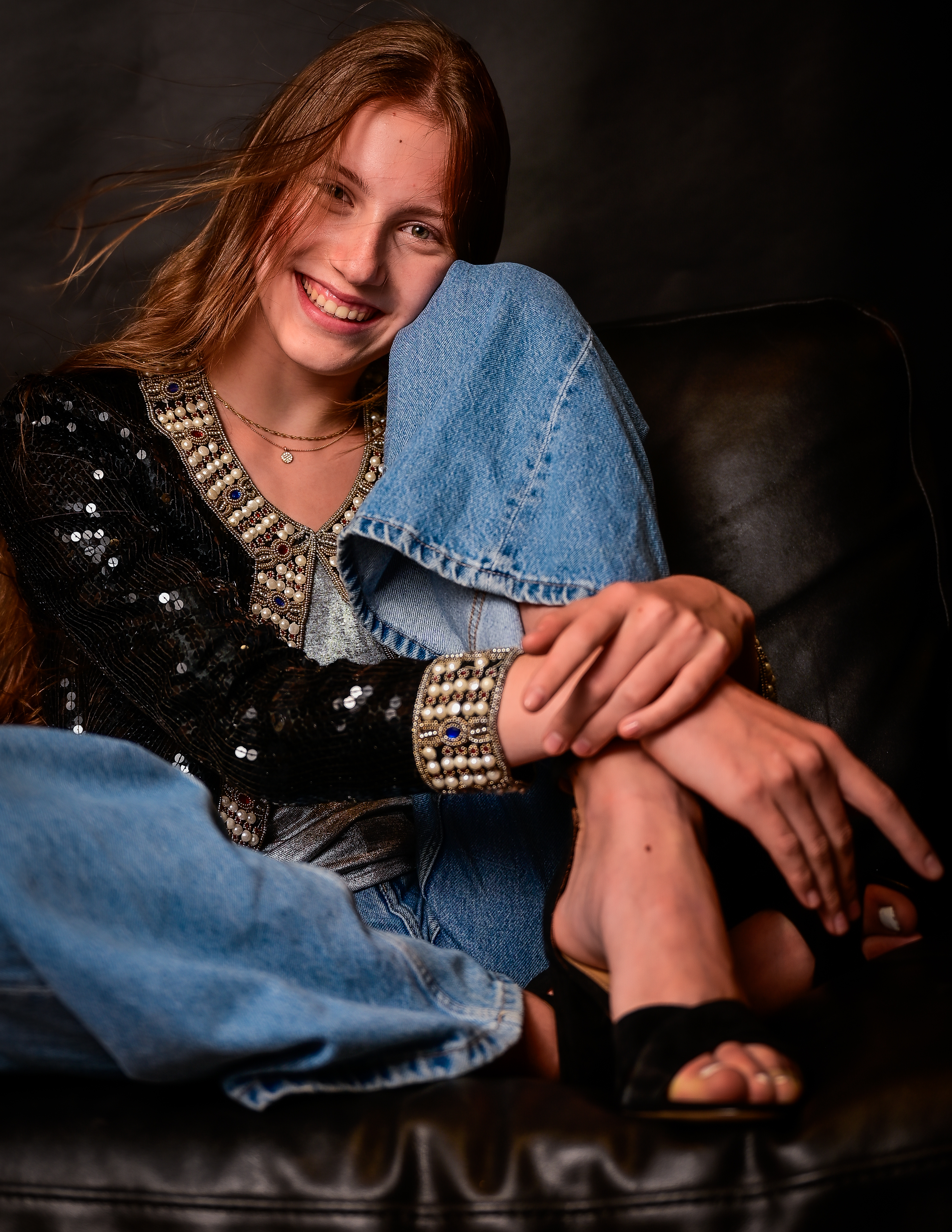 Edward Dose Photography Portrait of Young Teen in Jean