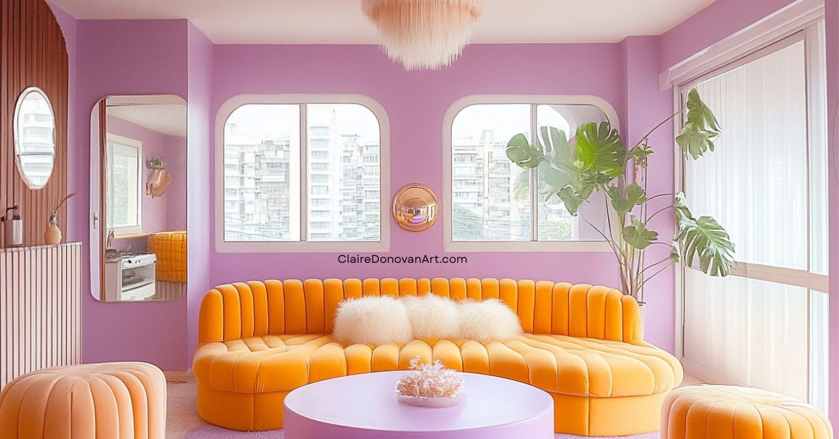 small room look bigger - colourful living room small room look bigger - colourful living room