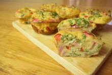 No Pastry Bacon & Egg Mini Quiches No Pastry Bacon & Egg Mini Quiches
