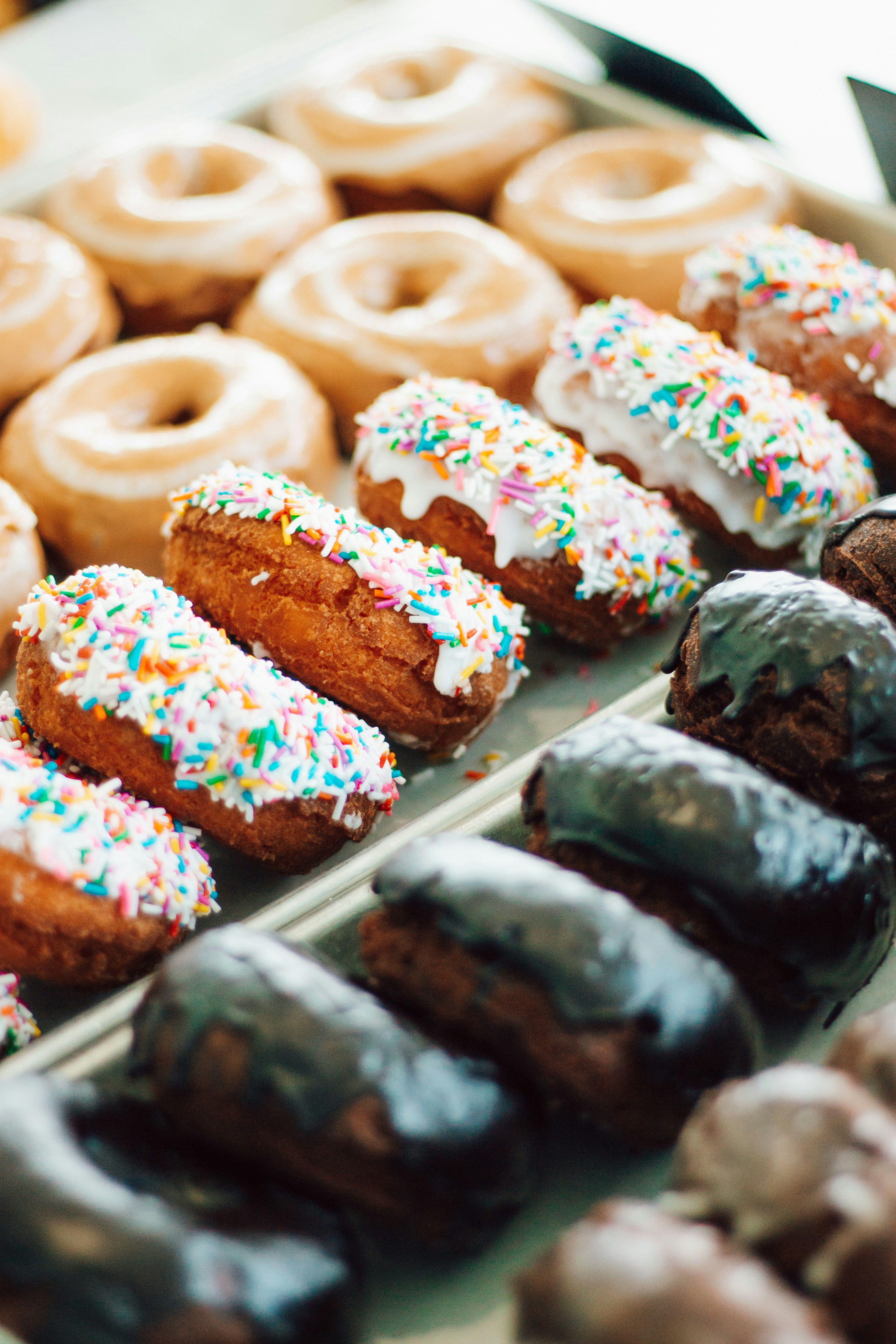 baked goods in a bakery