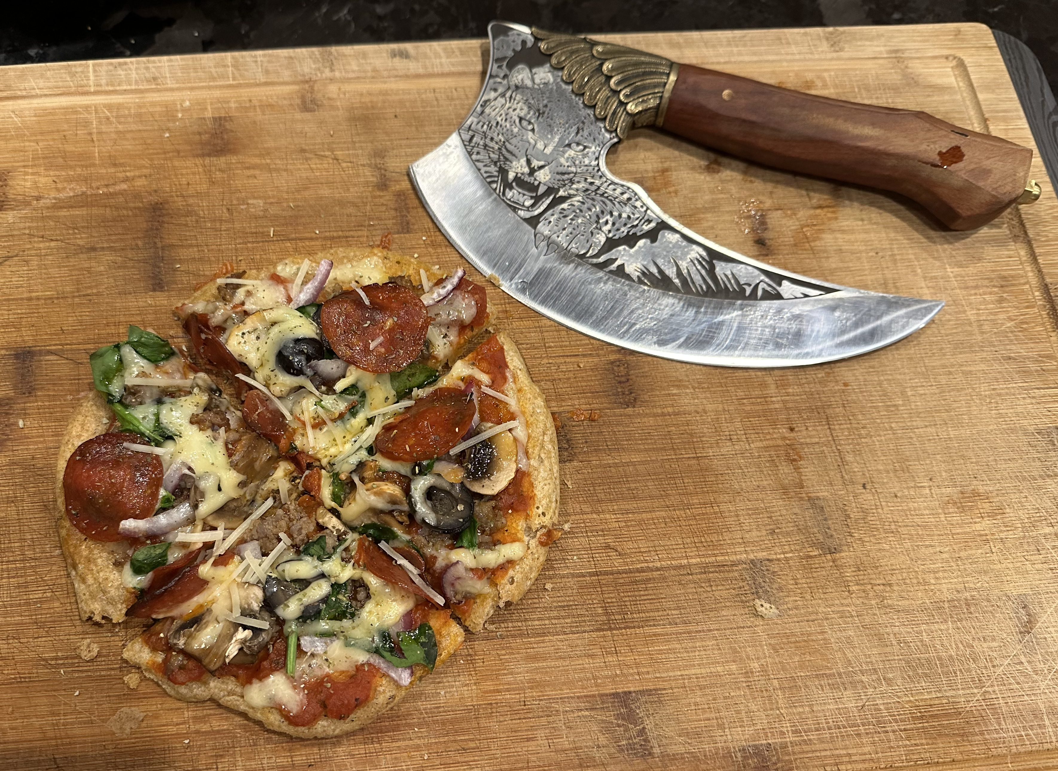 Pizza and Knife Pizza and Knife