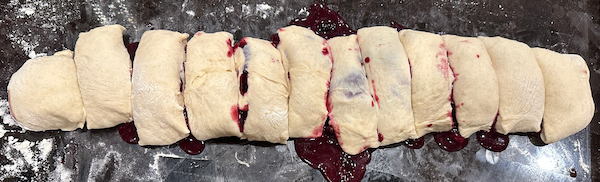 blueberry, sweet rolls, cinnamon rolls, Easter, Sourdough Living blueberry, sweet rolls, cinnamon rolls, Easter, Sourdough Living